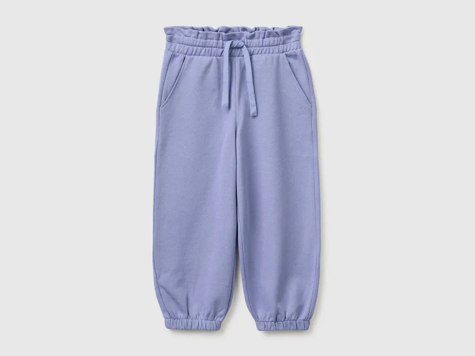 United Colors of Benetton pantaloni tuta bimbo 104 cotone bio felpa