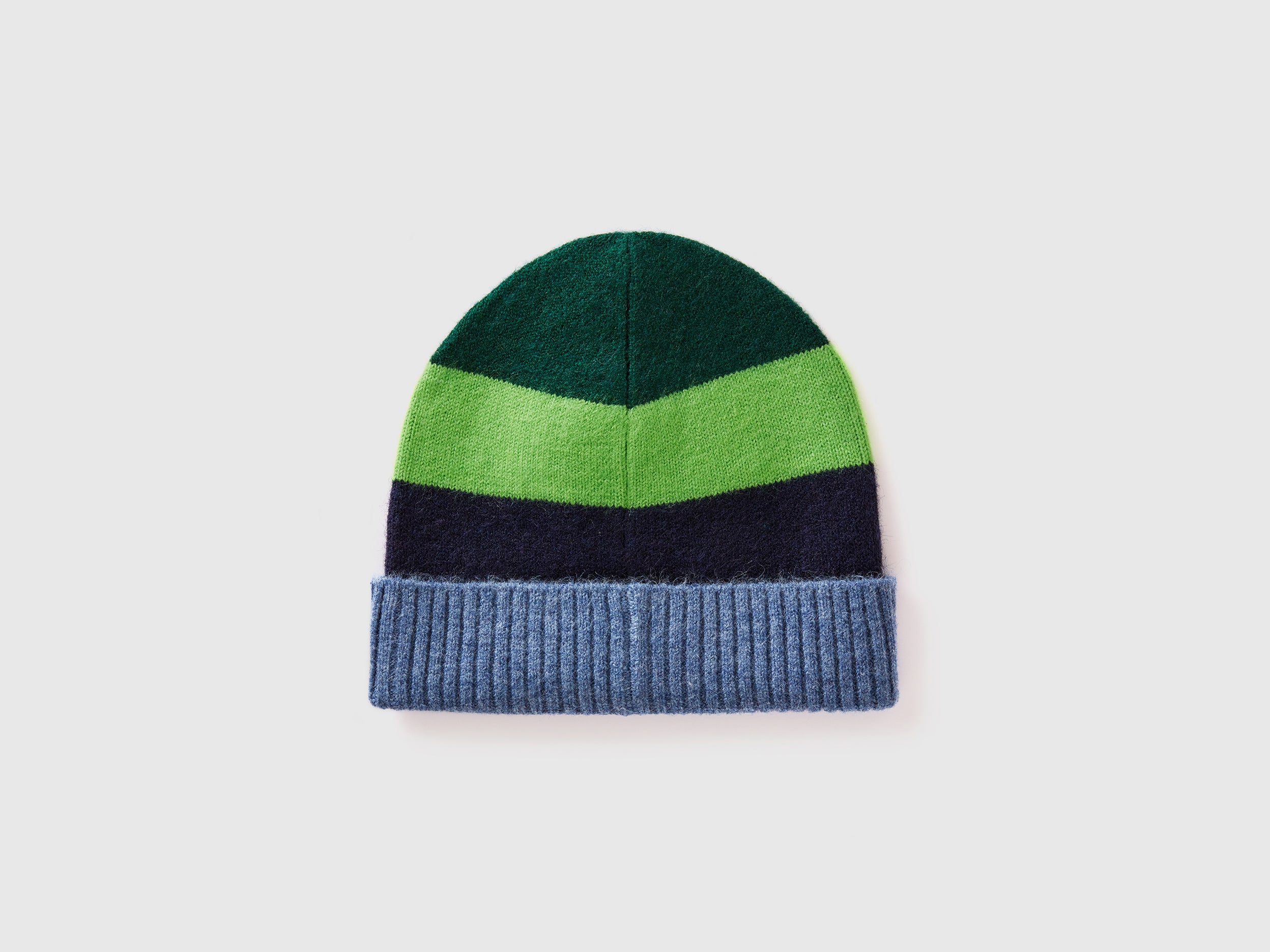 United Colors of Benetton Cappello Rigato Multicolore lana bimbo 104-116
