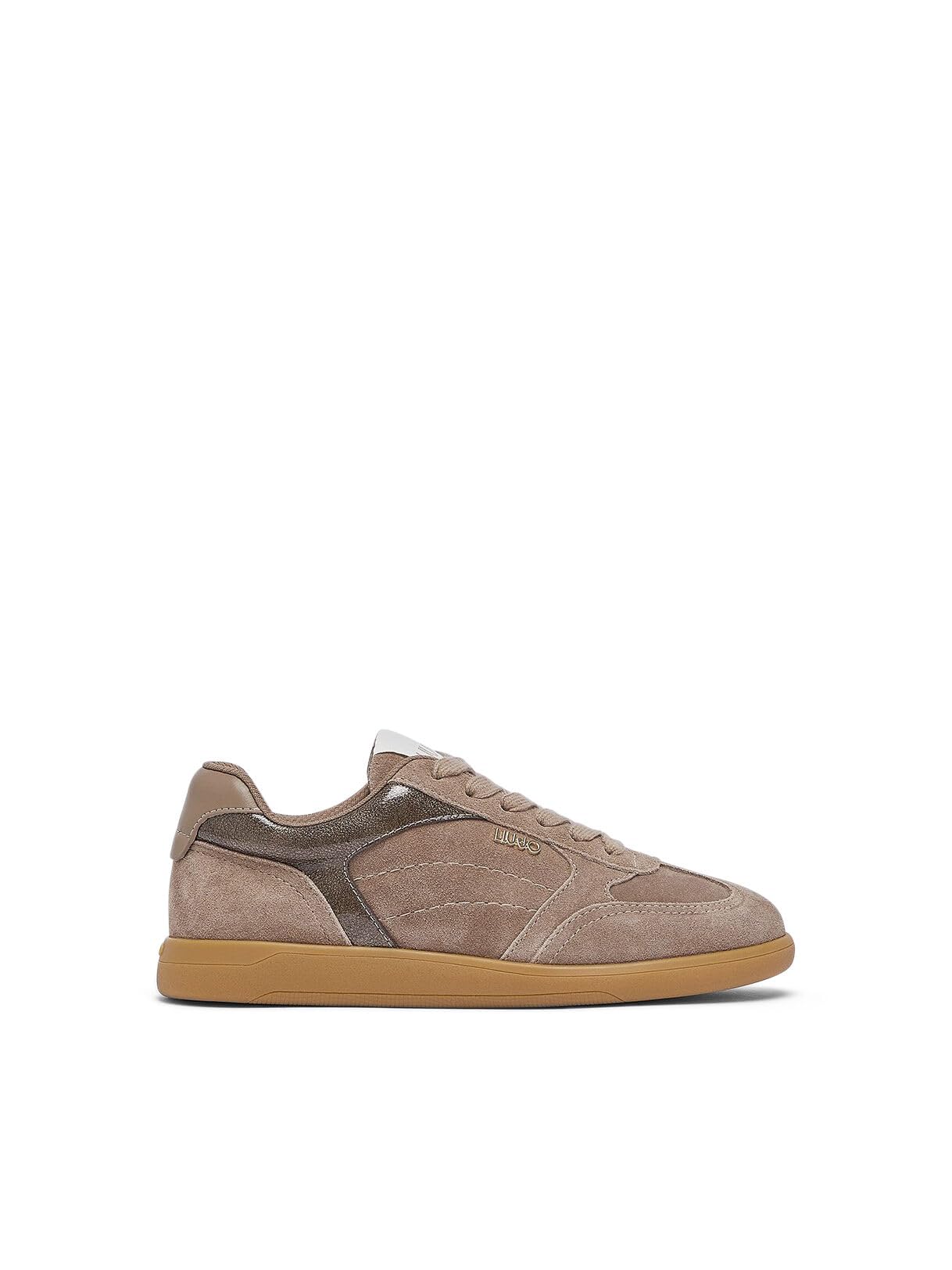 Liu Jo Scarpe Sneakers Suede verdi suola bassa