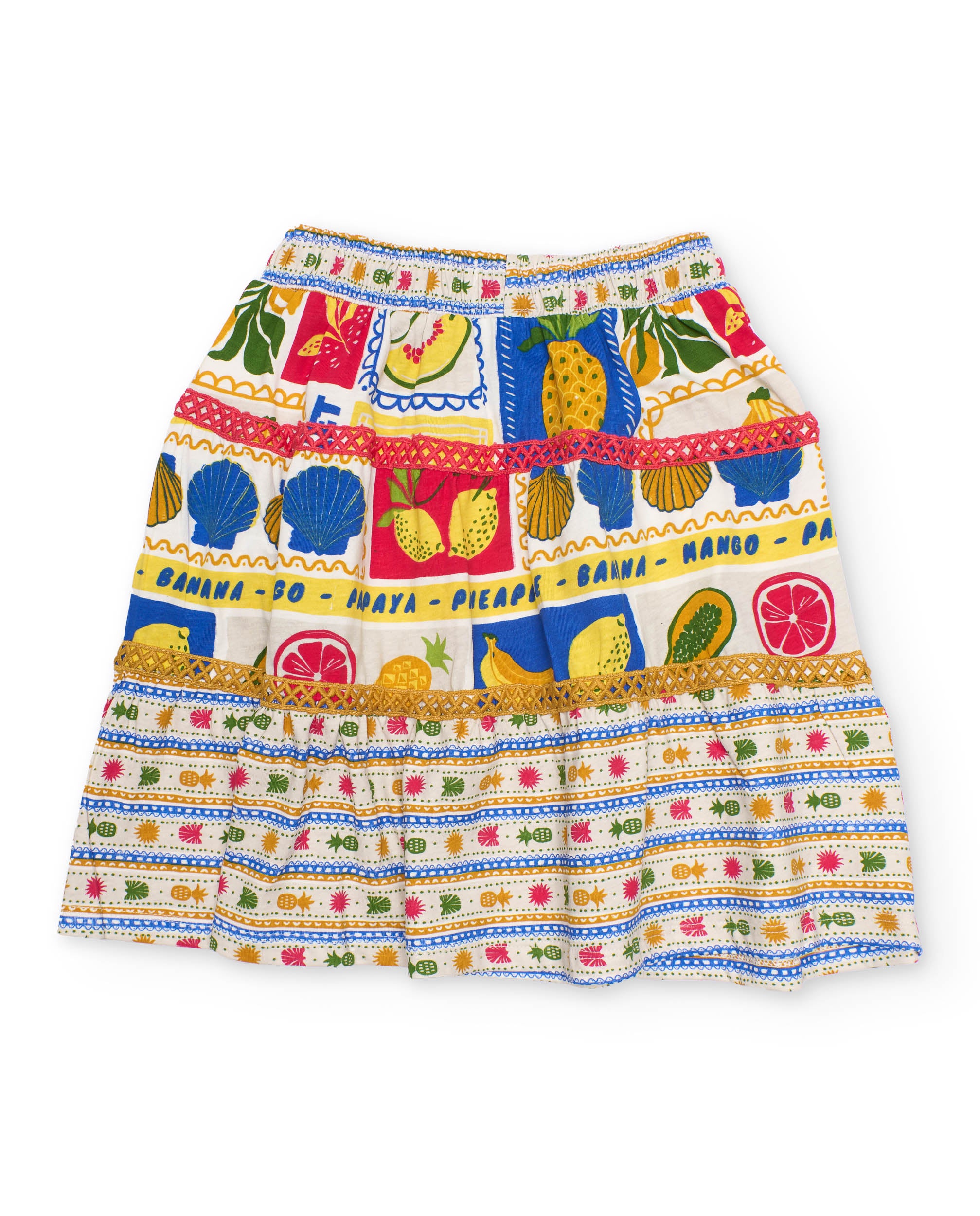 TucTuc Gonne Gonna Maglia Bambina Stampa Beige