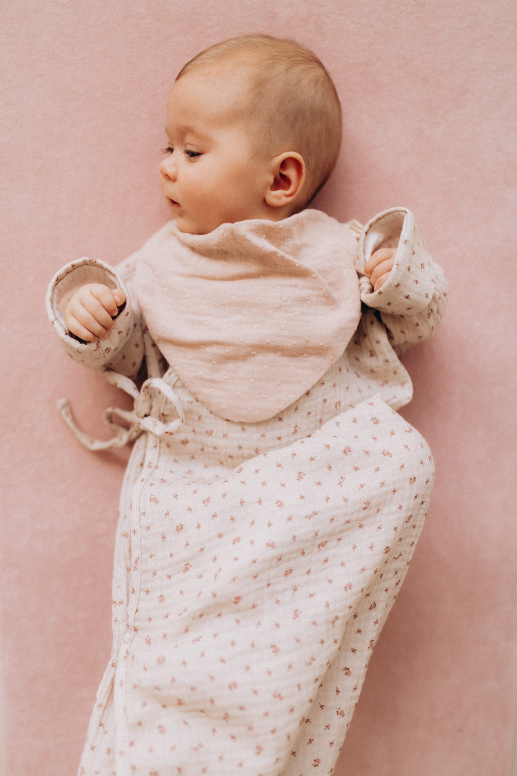 Woolly Organic Baby Bibs Bavaglino mussola cotone bio GOTS leggero