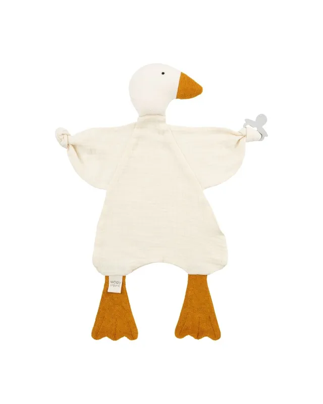Woolly Organic Muslin Comforter Goose doudou mussola bio