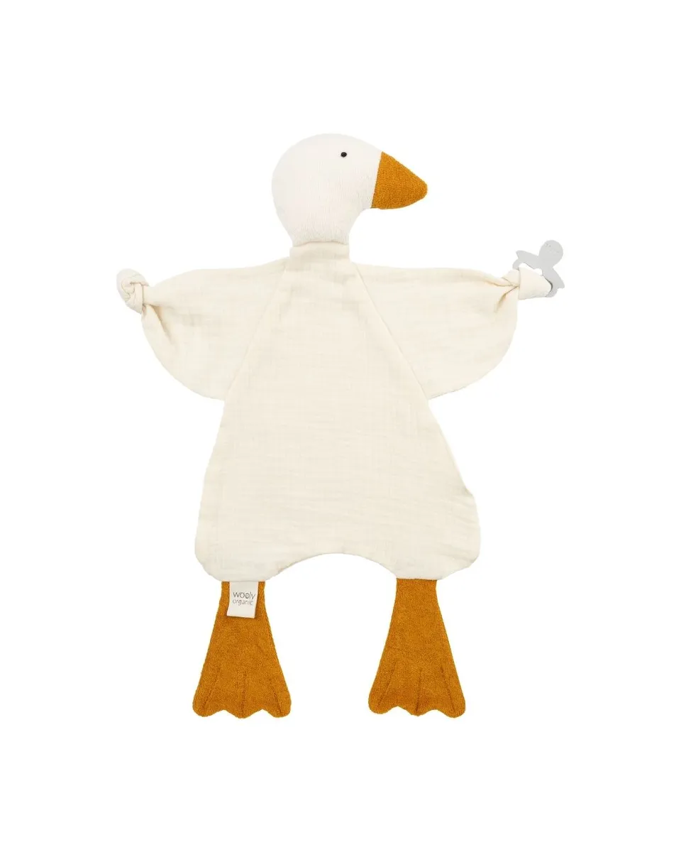 Woolly Organic Muslin Comforter Goose doudou mussola bio