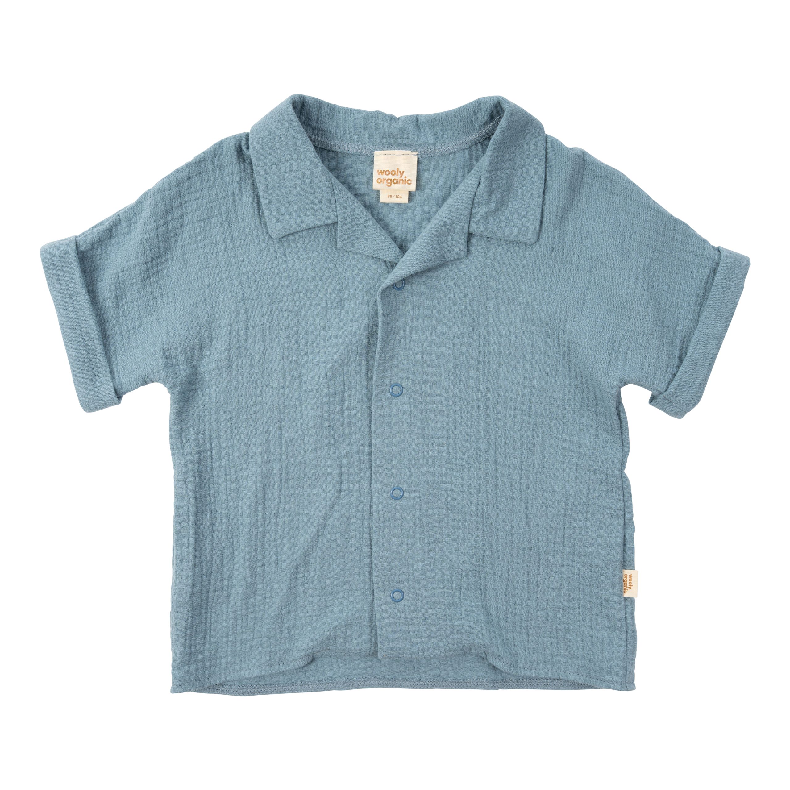Woolly Organic Muslin Kids Shirt camicia bambino cotone bio