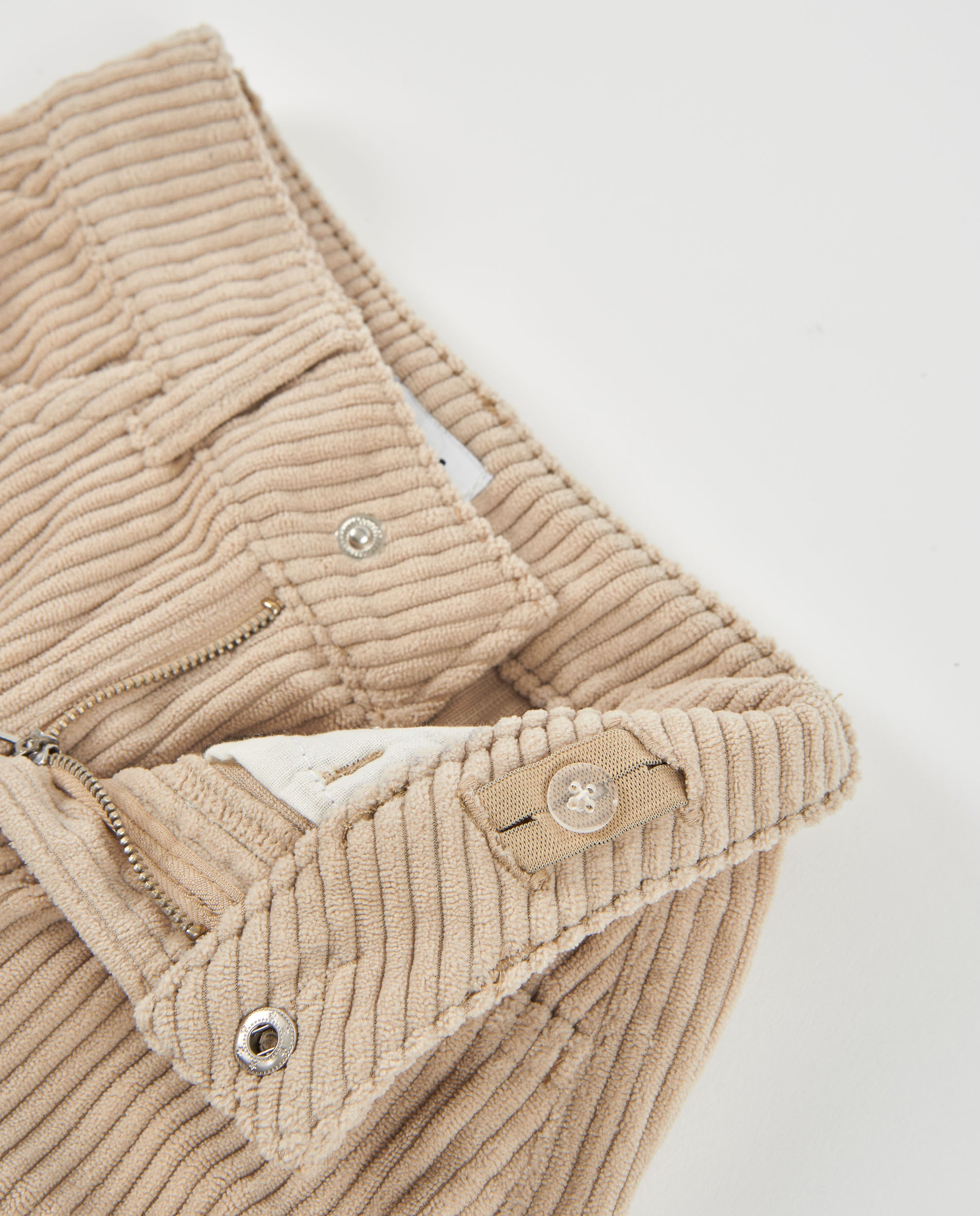 TucTuc Pantaloni velluto coste bambina pantalone beige dritto