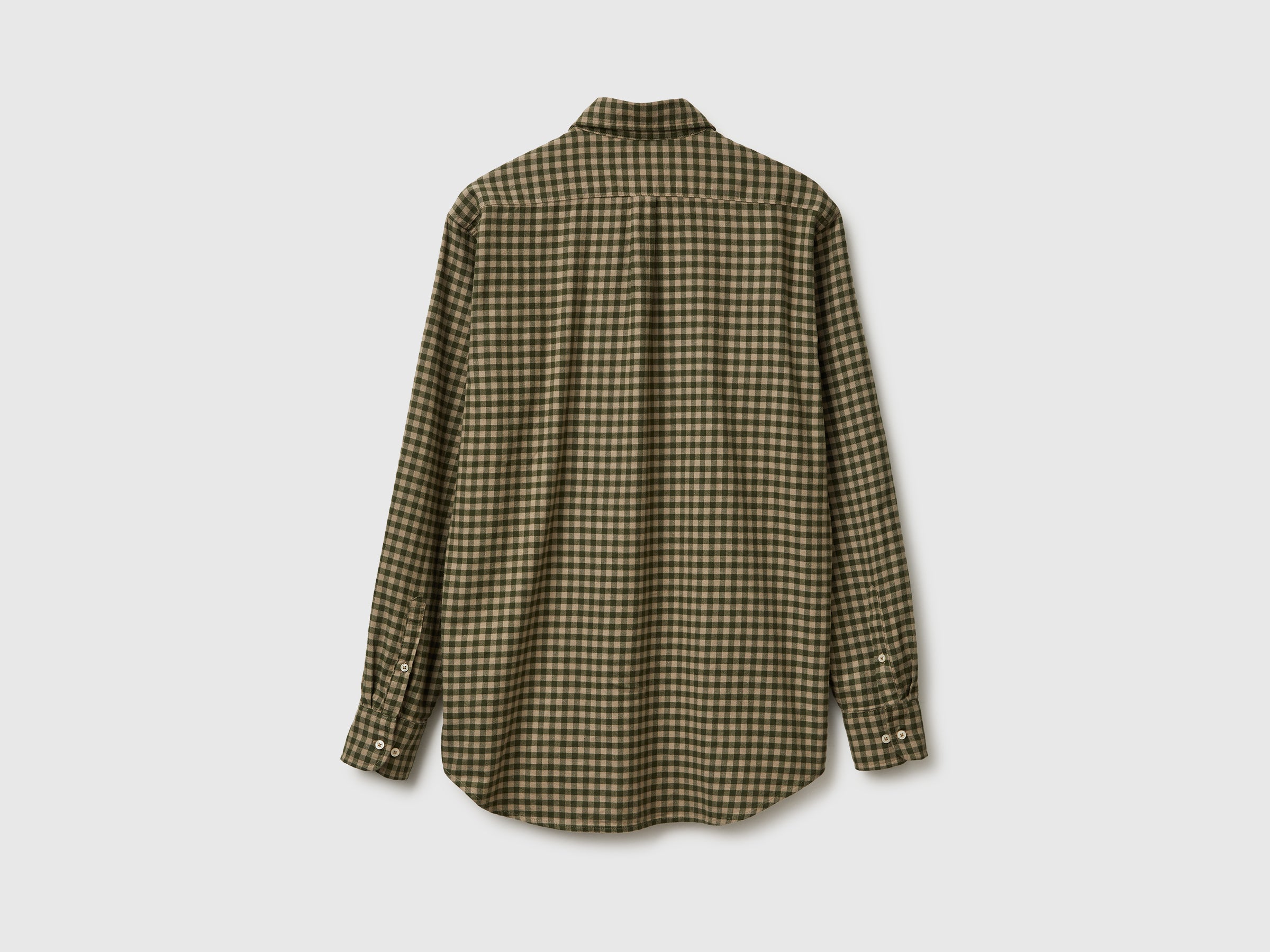 United Colors of Benetton camicia flanella quadri cotone bio M
