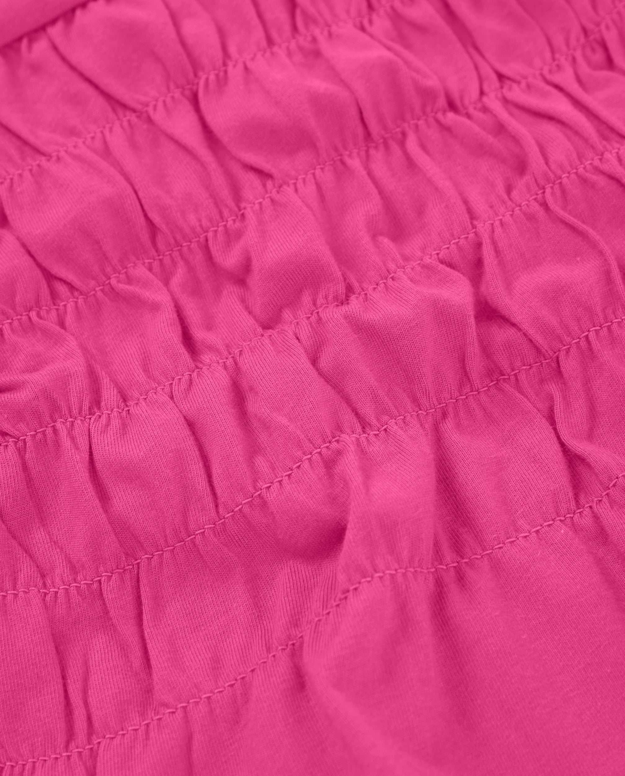 TucTuc Maglietta bambina fucsia smanicata arricciata