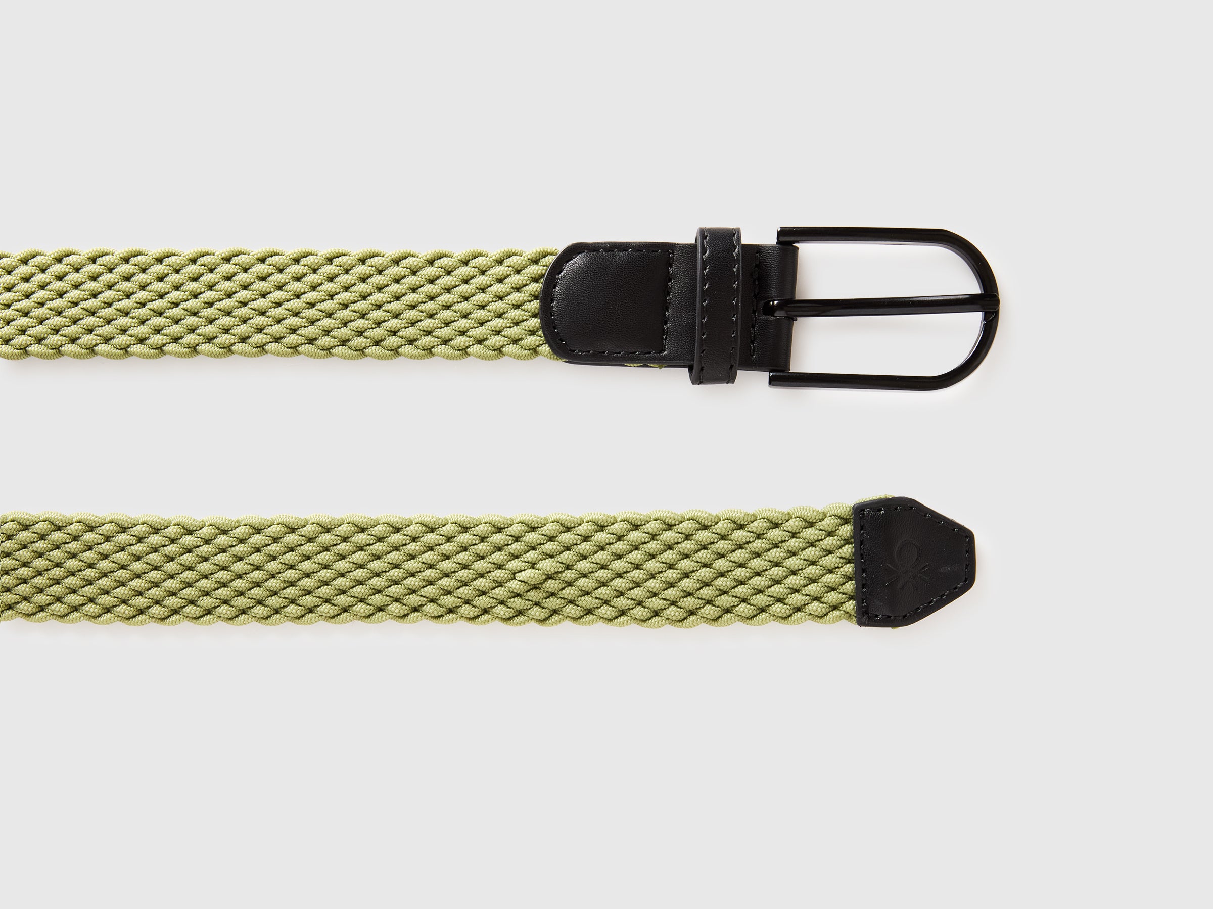 United Colors of Benetton Cintura Elastica Intrecciata fibbia metallo