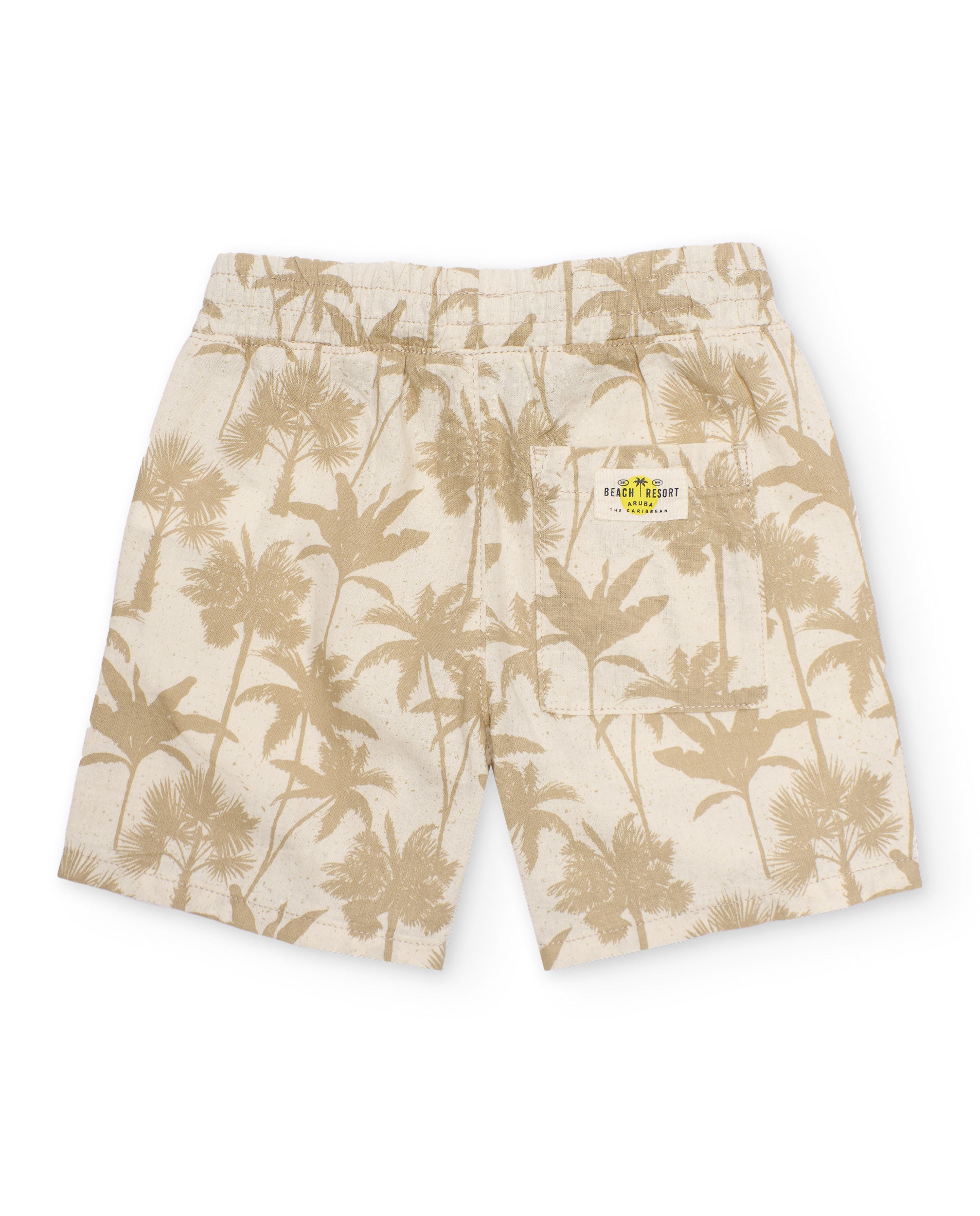 TucTuc Bermuda shorts bambino beige stampa palme