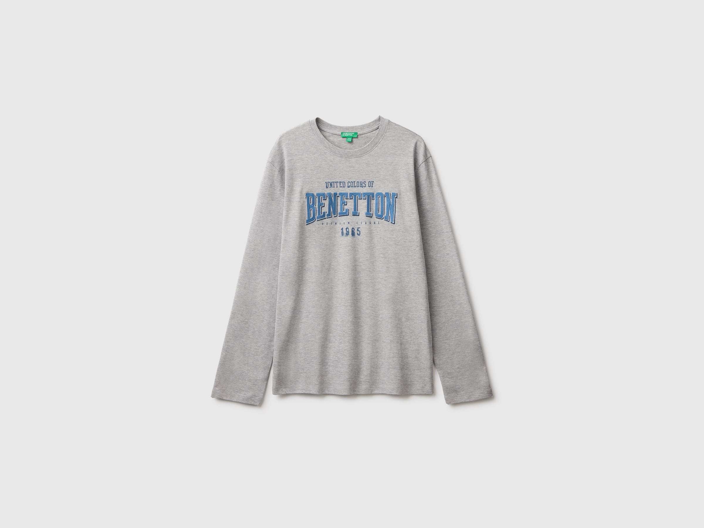 United Colors of Benetton T-Shirt Cotone Bio Ricamata Taglia L