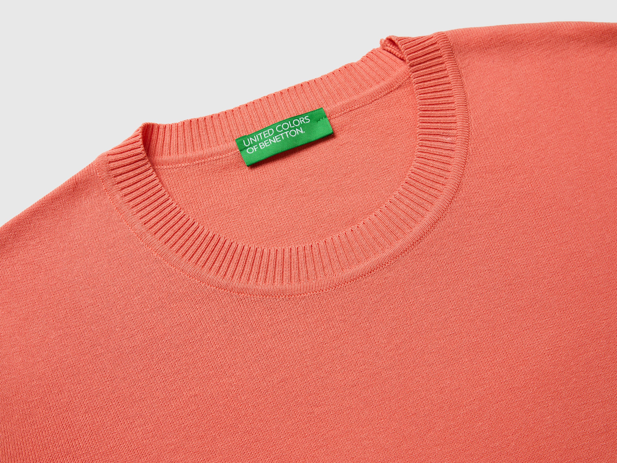 United Colors of Benetton 1C19D10FV Maglione Cotone M Pesca