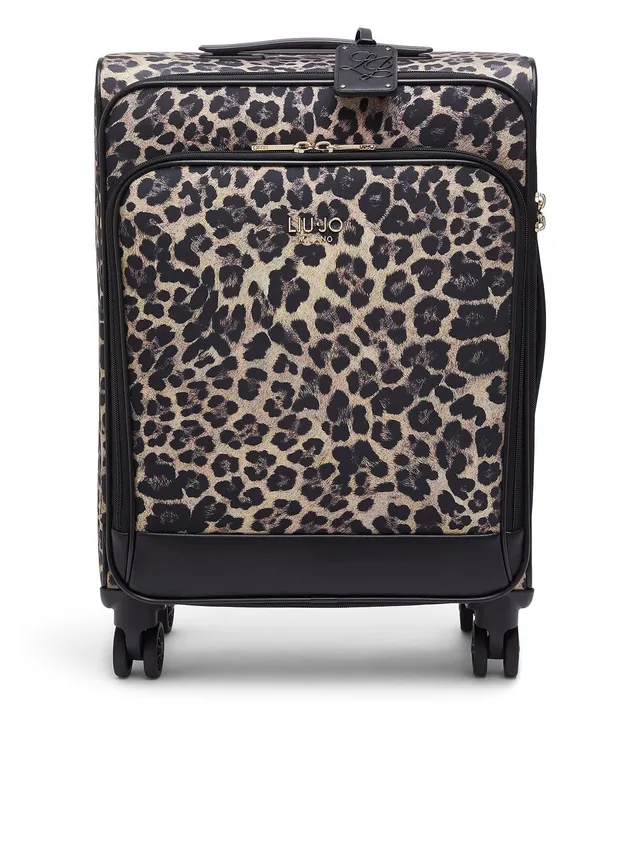 Liu Jo Trolley Animalier Nylon 37x20x55 cm