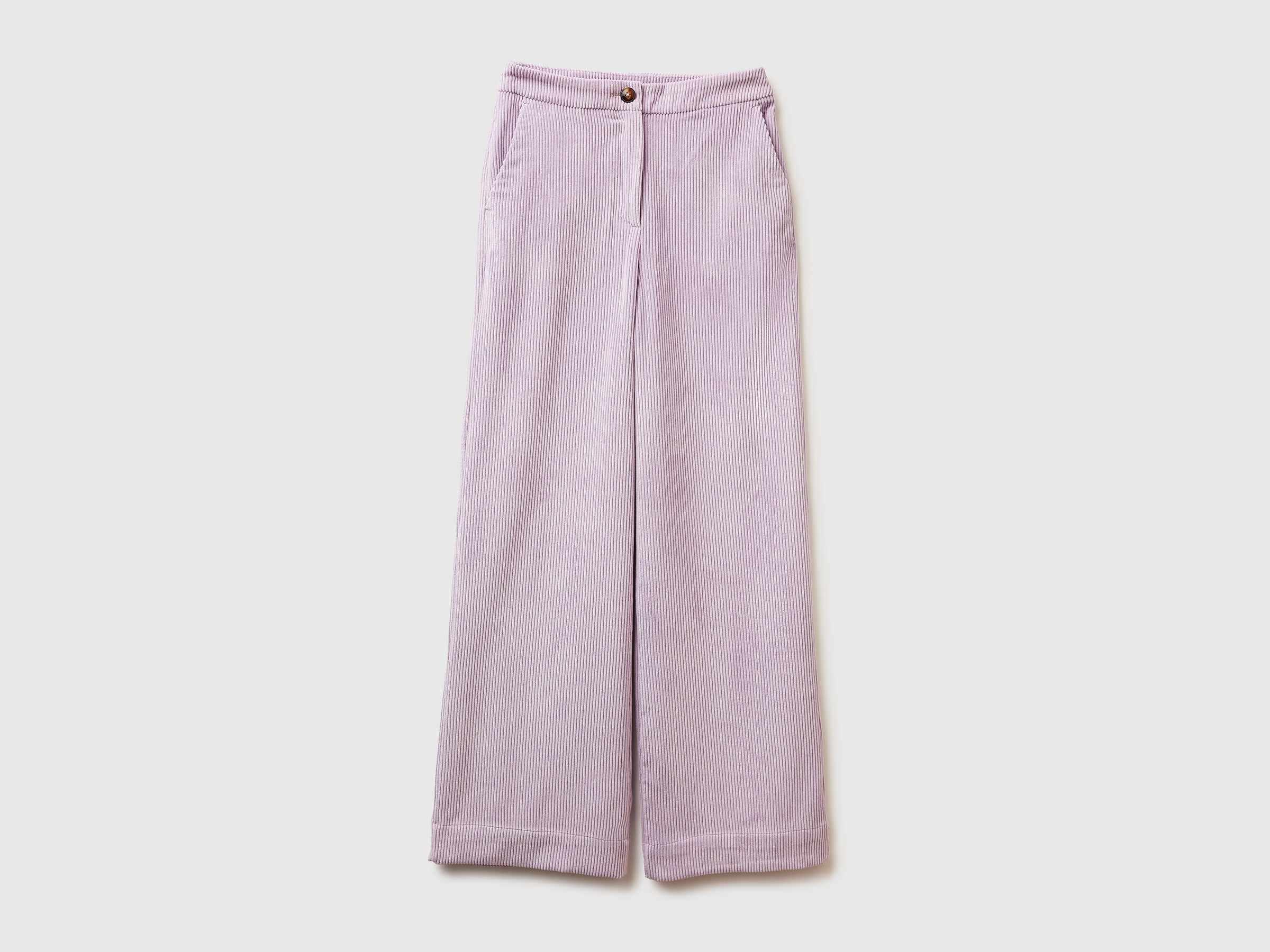 Benetton Trousers pantaloni velluto 42 zampa flare