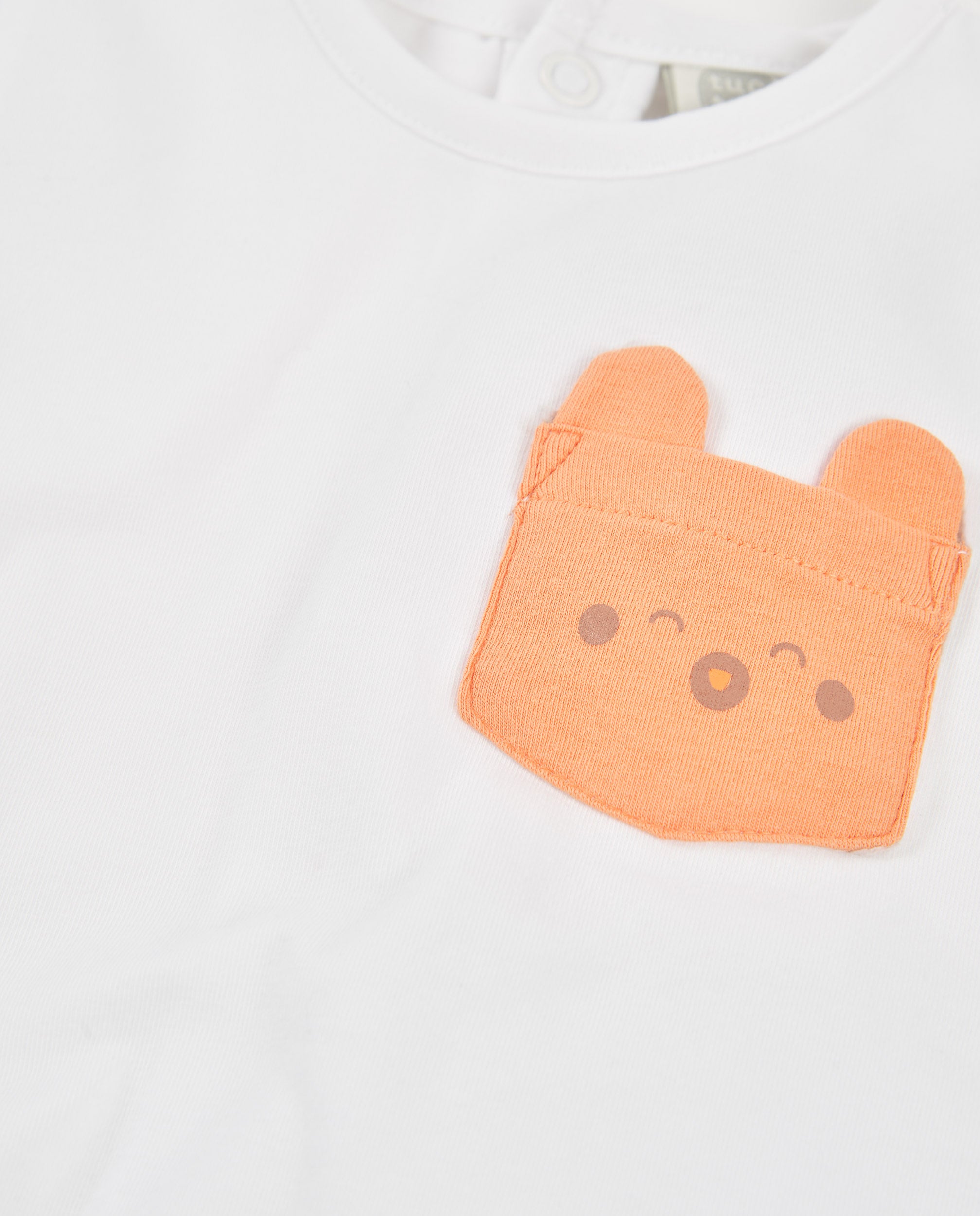 TucTuc Completi neonato bianco turchese cotone