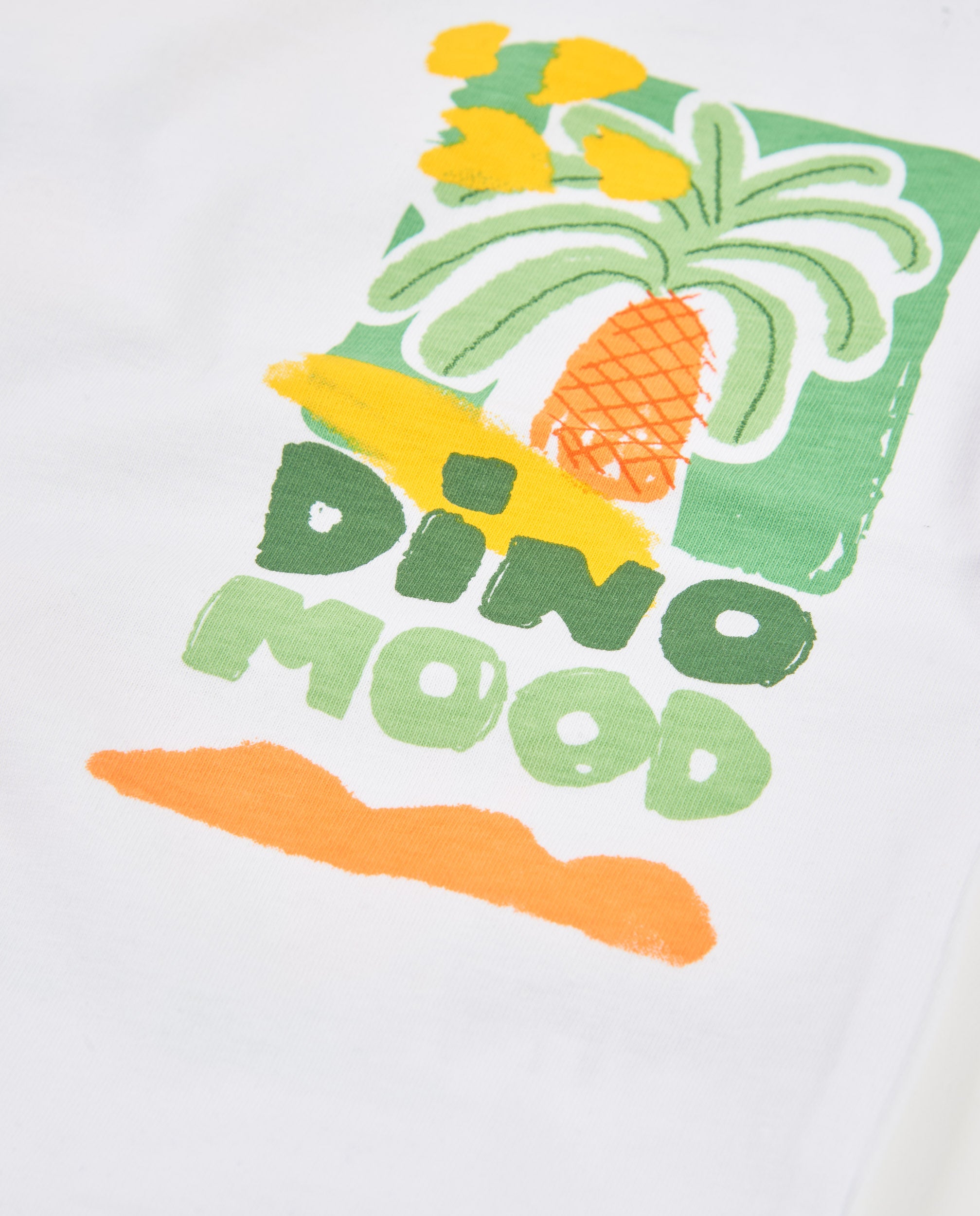 TucTuc Magliette t-shirt palma maglia bianco stampa verde