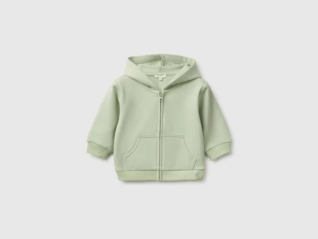 Benetton Sweatshirts Zip-up hoodie felpa taglia 68 cotone organico