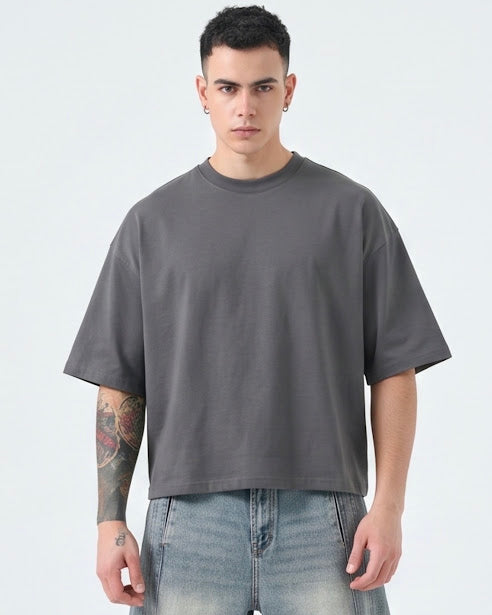 Sottosopra T-Shirt AN019869 Girocollo Boxy Blu M Uomo