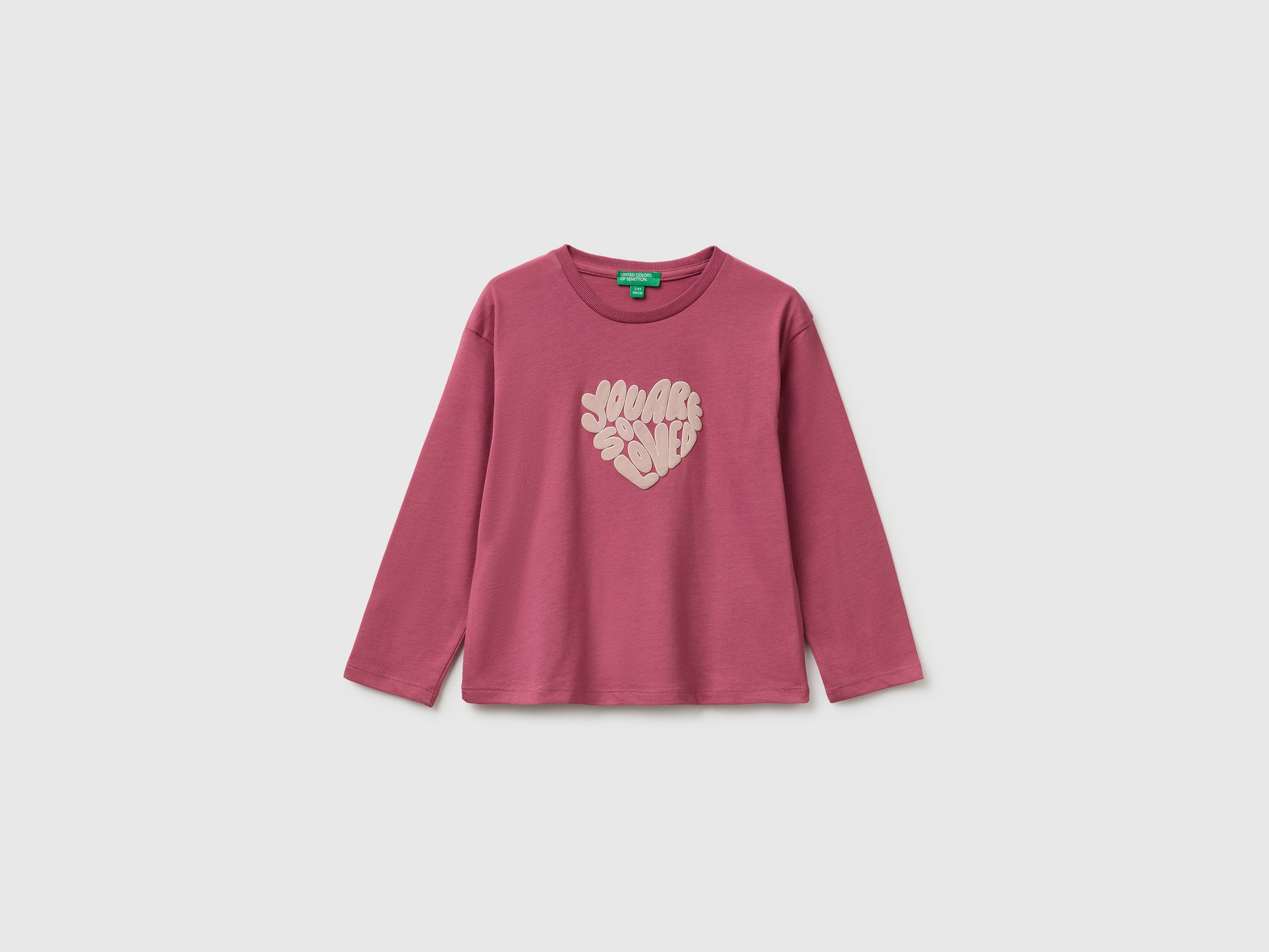 United Colors of Benetton T-shirt stampa cotone bio bimba 82