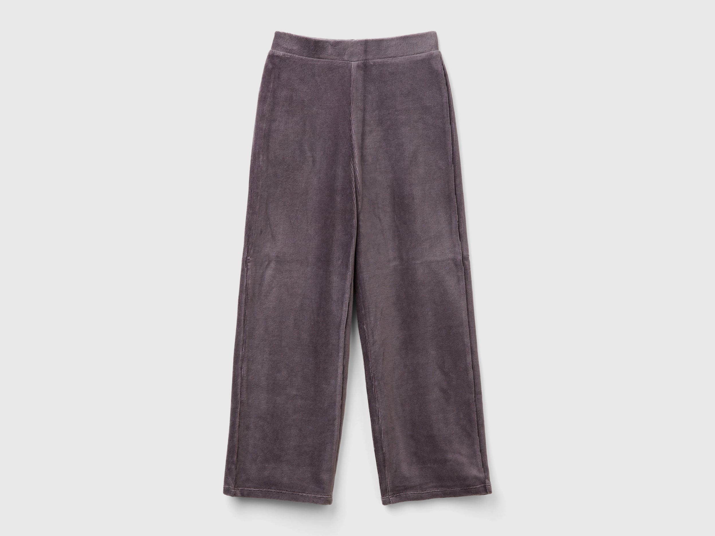 United Colors of Benetton Pantaloni larghi ciniglia cotone taglia L
