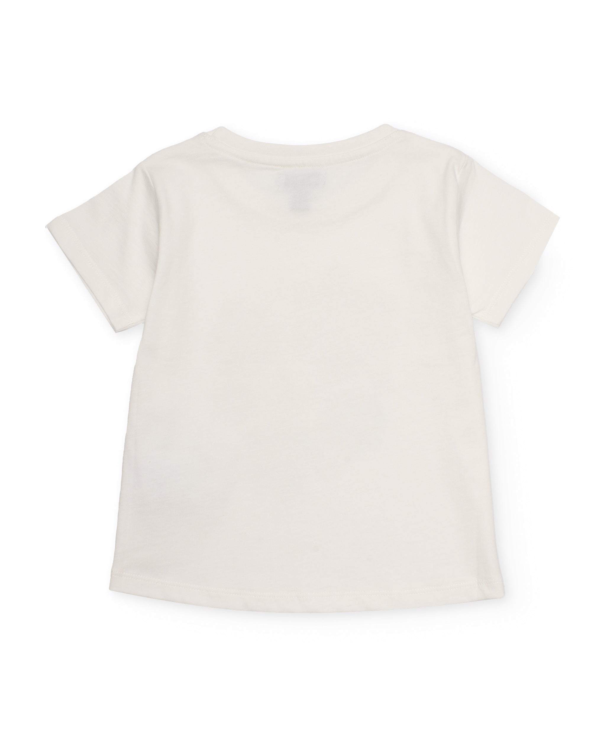 TucTuc Magliette t-shirt bambina bianco stampa dorata