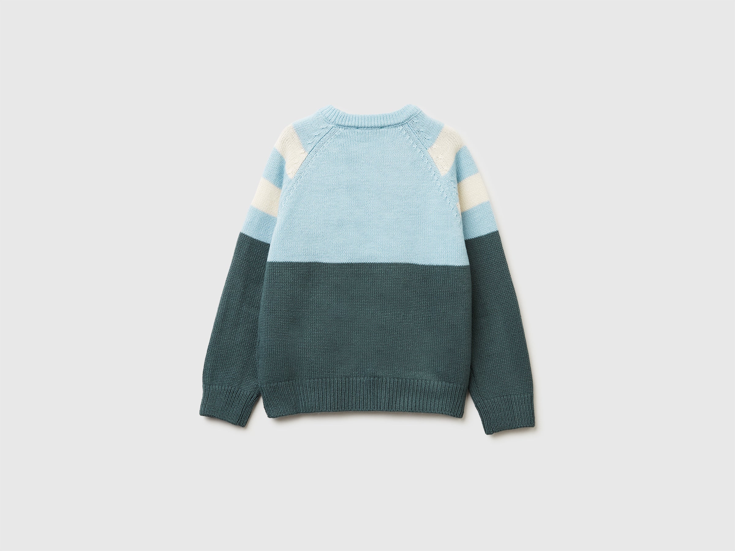 United Colors of Benetton maglione color block girocollo 104