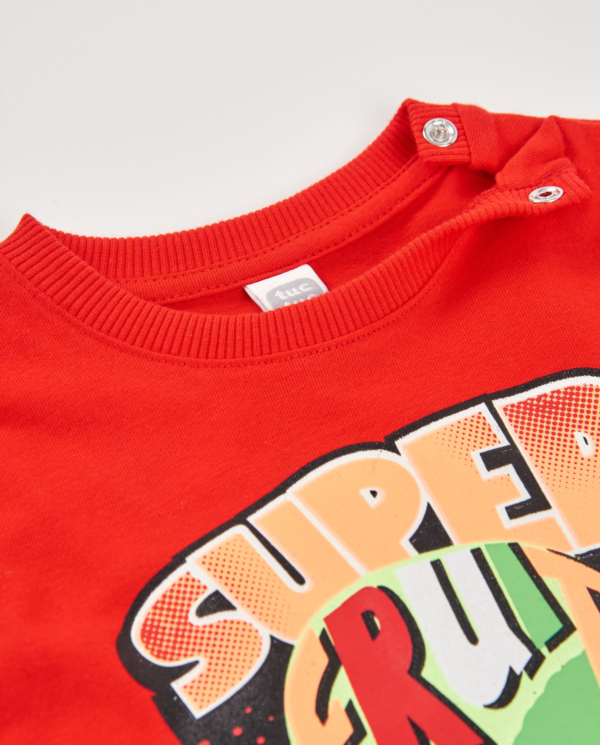 TucTuc Magliette maglia bimbo rossa Super Fruit cotone