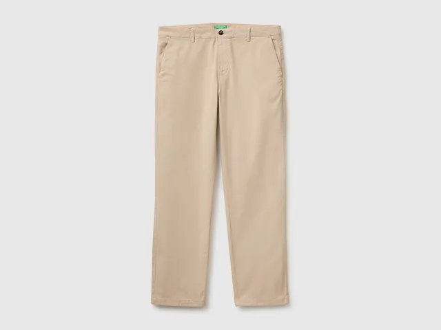 United Colors of Benetton Straight-fit chinos pantalone 50 cotone