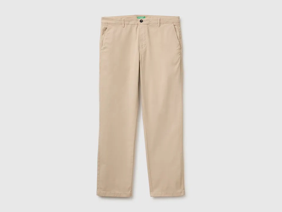 United Colors of Benetton Straight-fit chinos pantalone 50 cotone