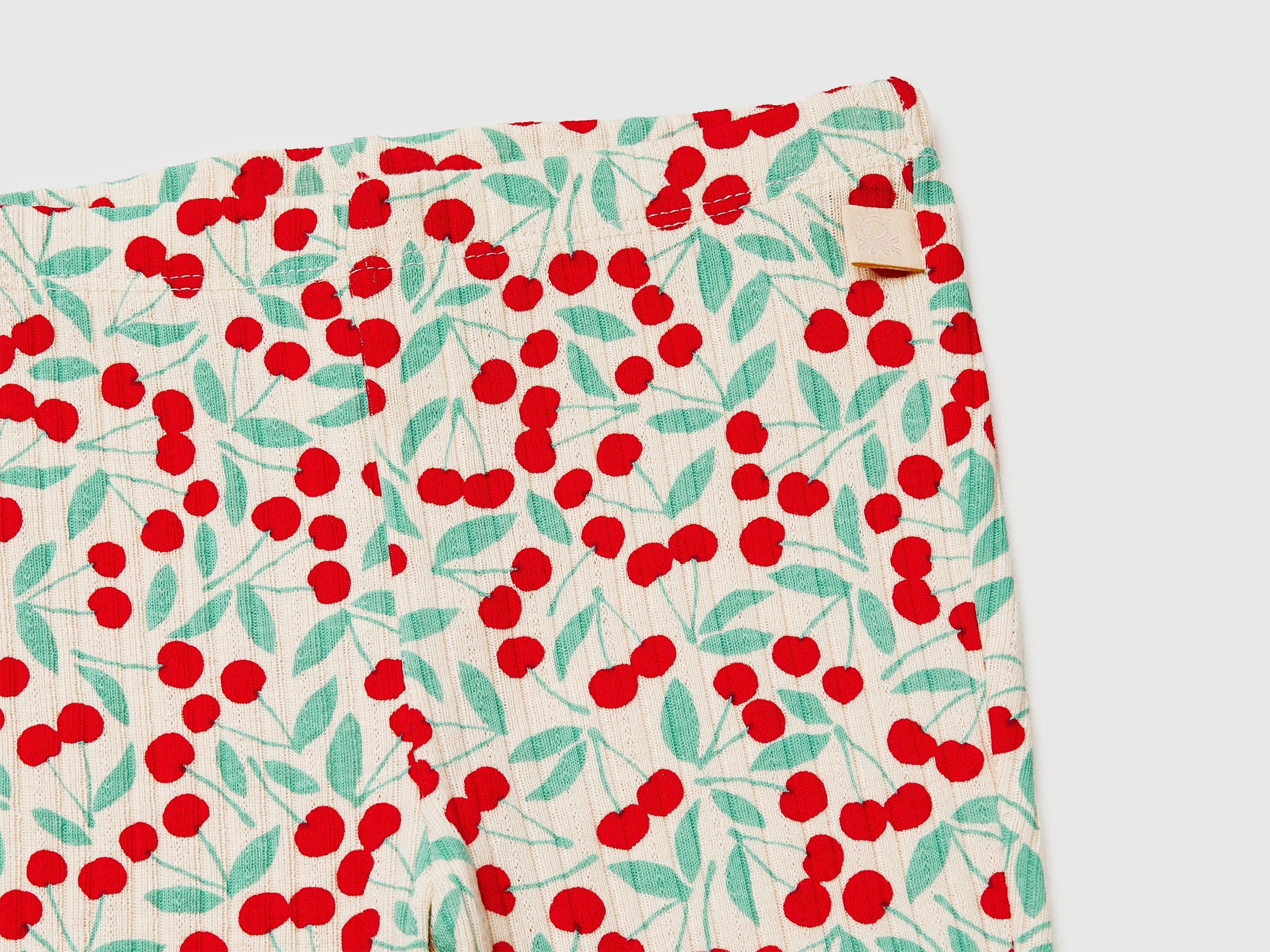 Benetton 3XULGF05E leggings bambina cotone fantasia