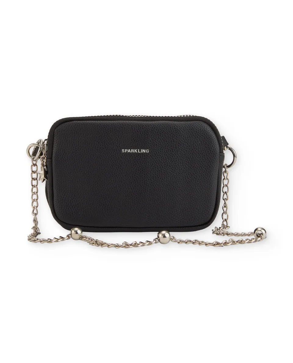 TucTuc Accessori borsetta bambina nero ecopelle catena