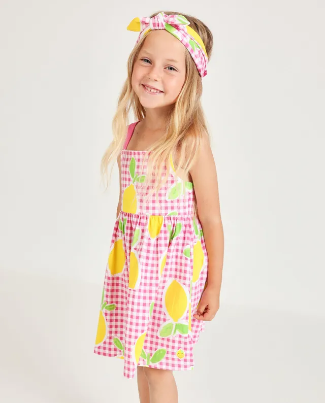 TucTuc Vestiti Vestito Bambina Rosa Limoni