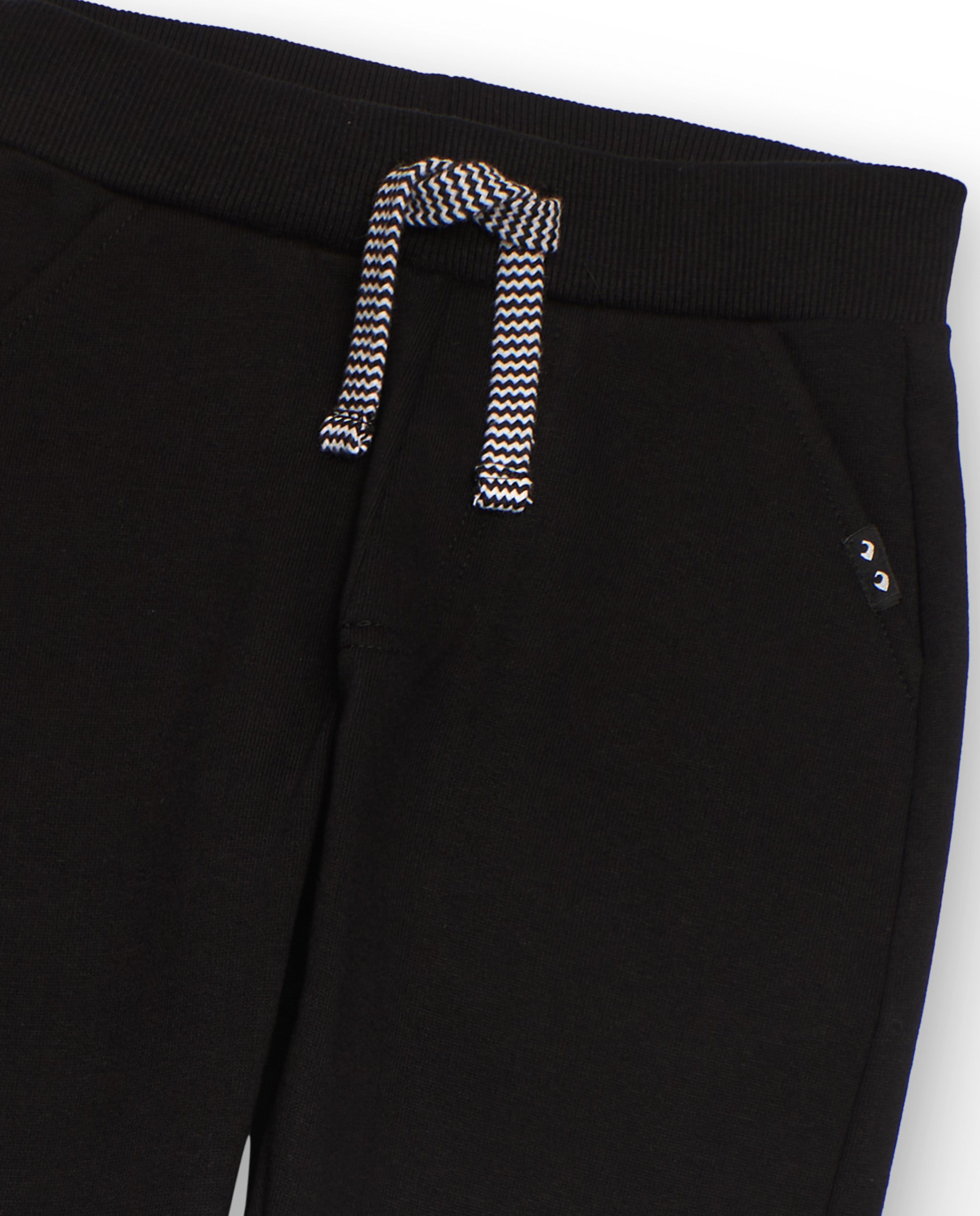 TucTuc Pantaloni Felpa Pantaloni Bambino Nero Coulisse
