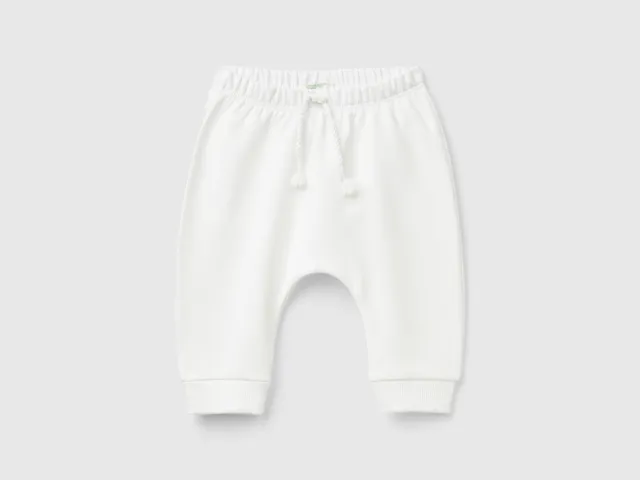 Benetton Sweatshirts Pantaloni Tuta Felpa Cotone Tasca