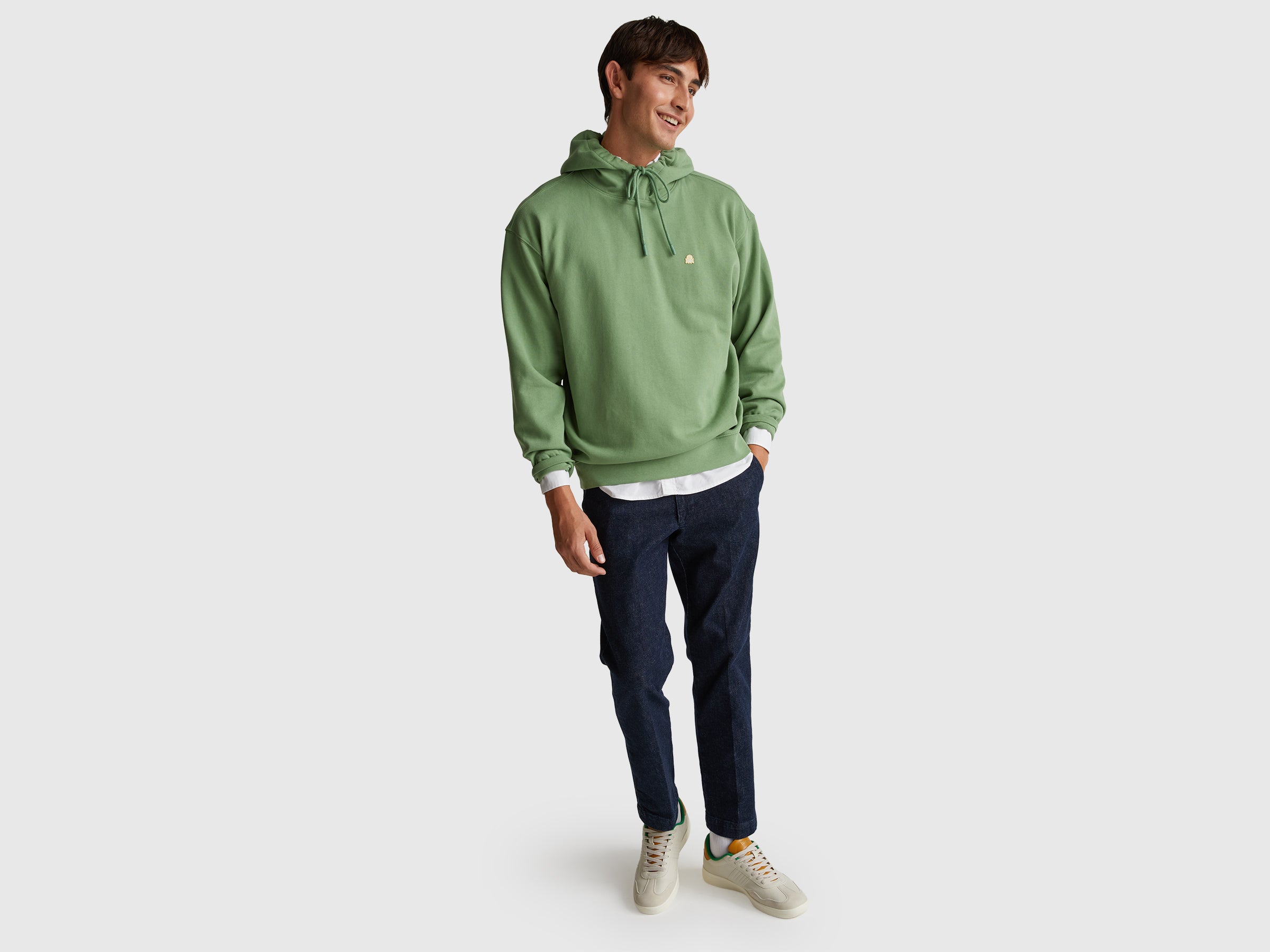 United Colors of Benetton Trousers Slim fit denim chinos pantaloni cotone