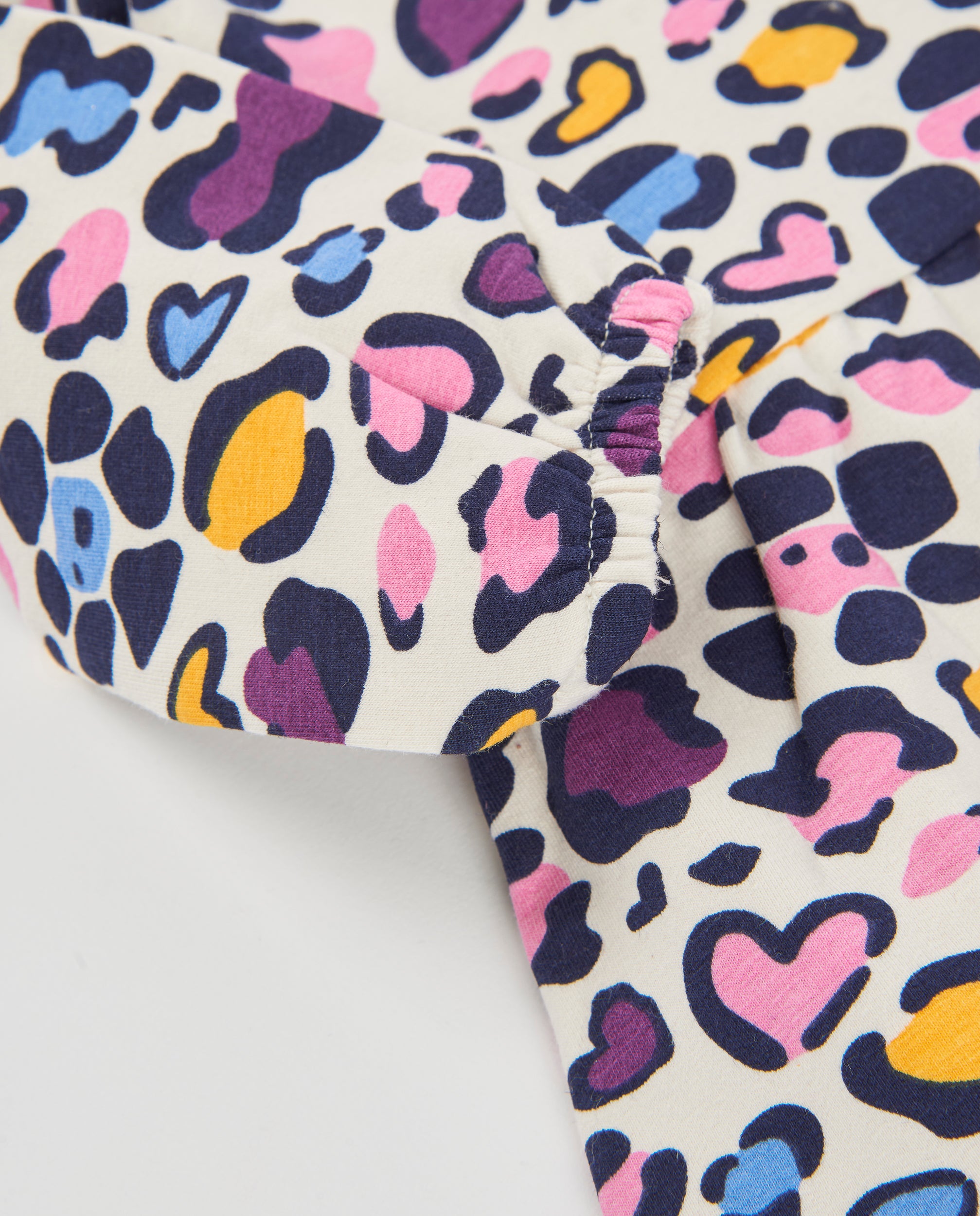 TucTuc Vestiti Vestito Felpa Bambina Animalier Crudo con Fiocco