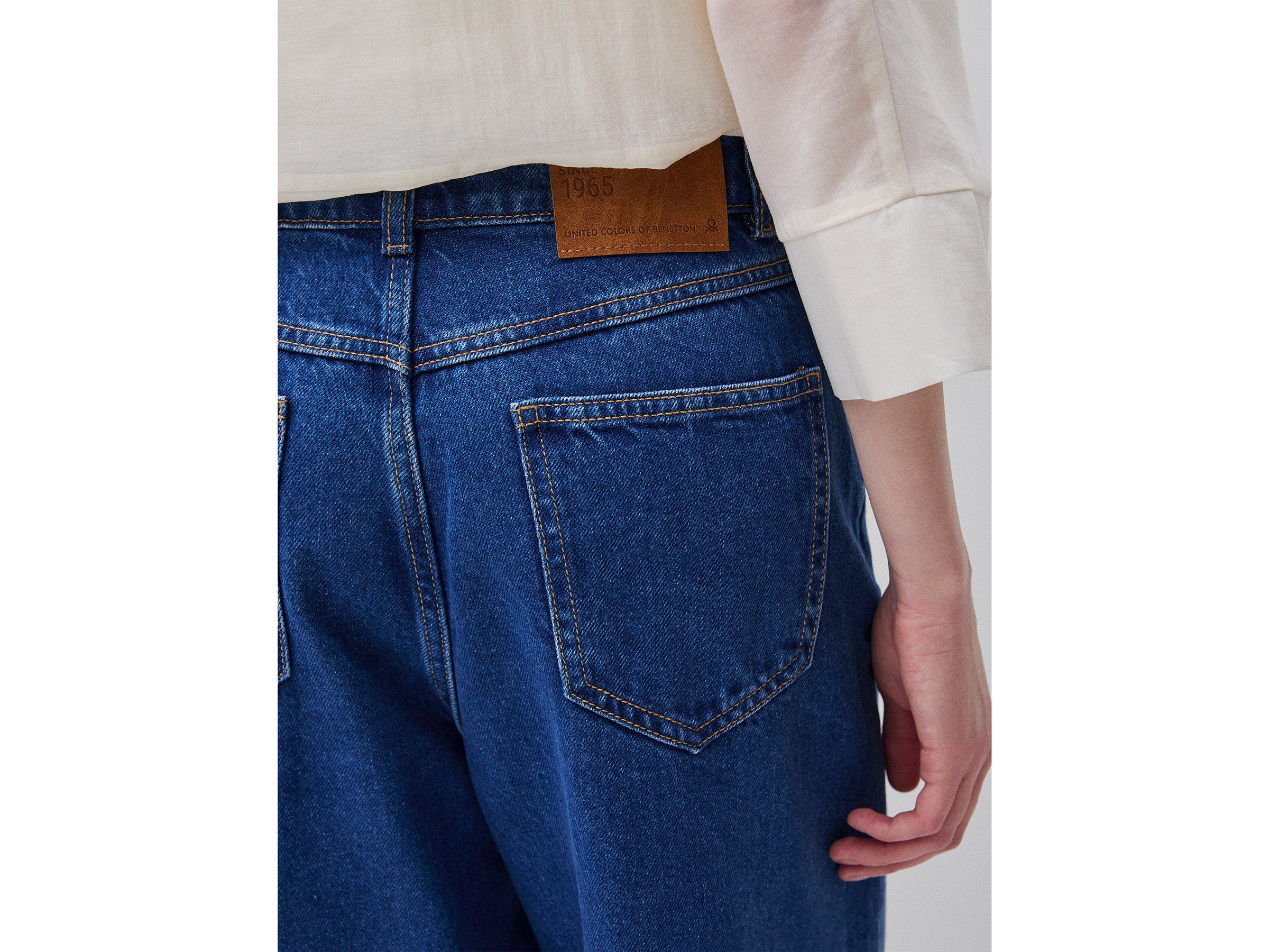United Colors of Benetton jeans mom wide lyocell 29 denim