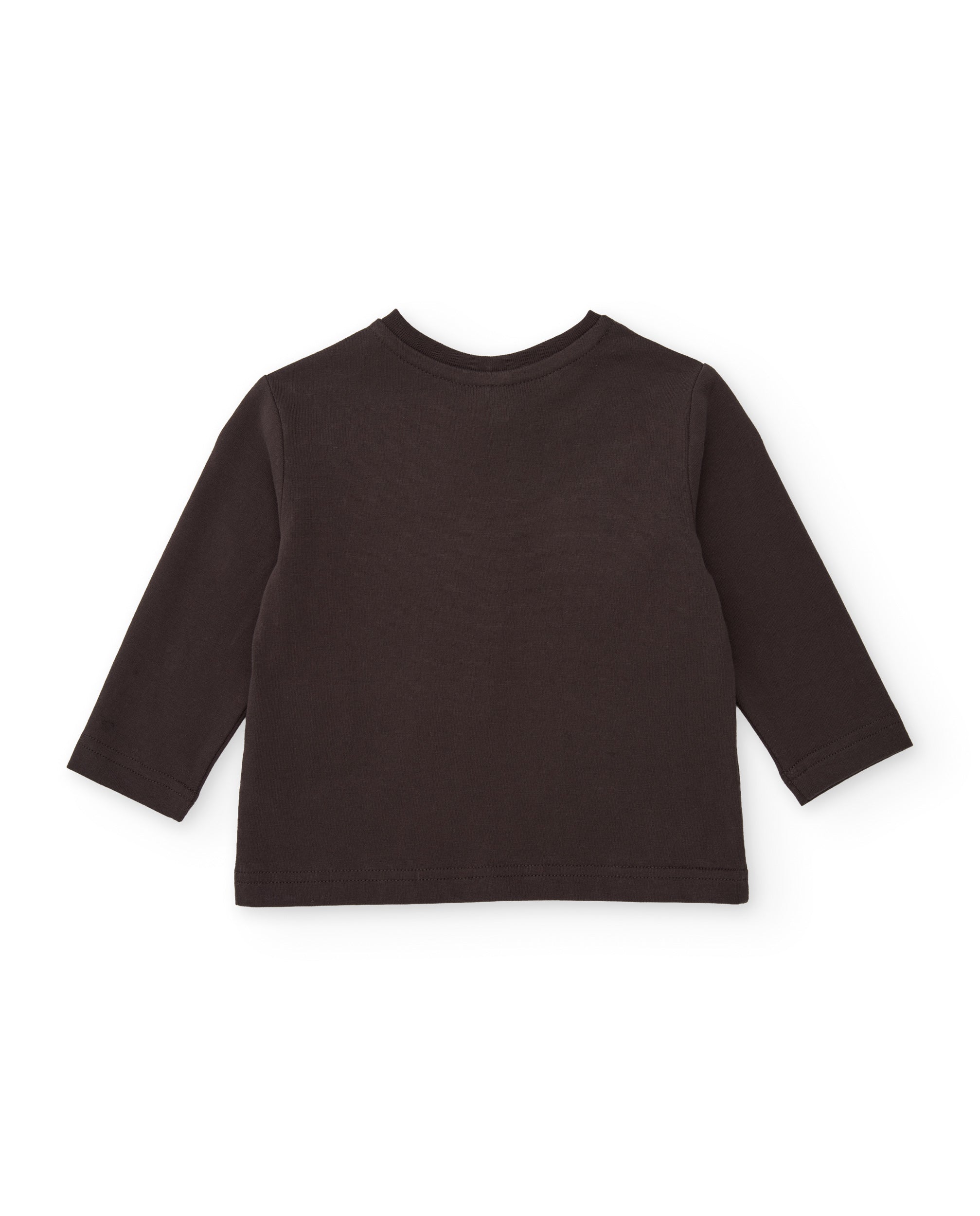 TucTuc Magliette maglietta bambino marrone scuro cotone