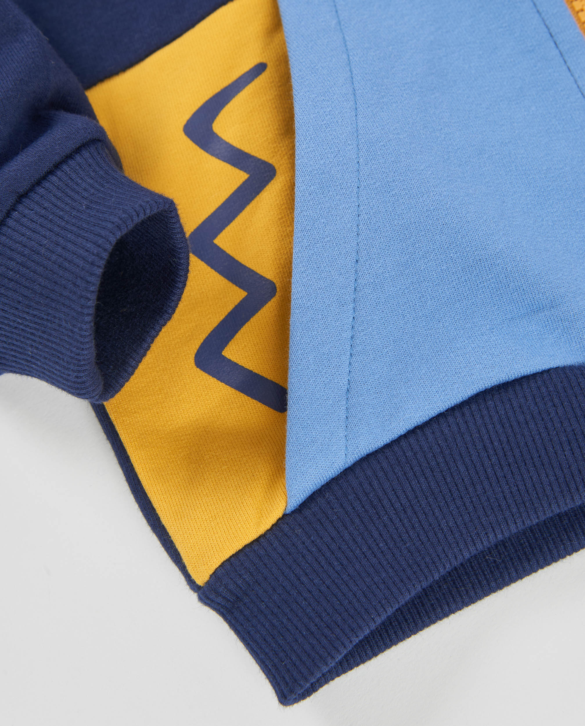 TucTuc Felpe felpa bambino blu navy cappuccio orecchie