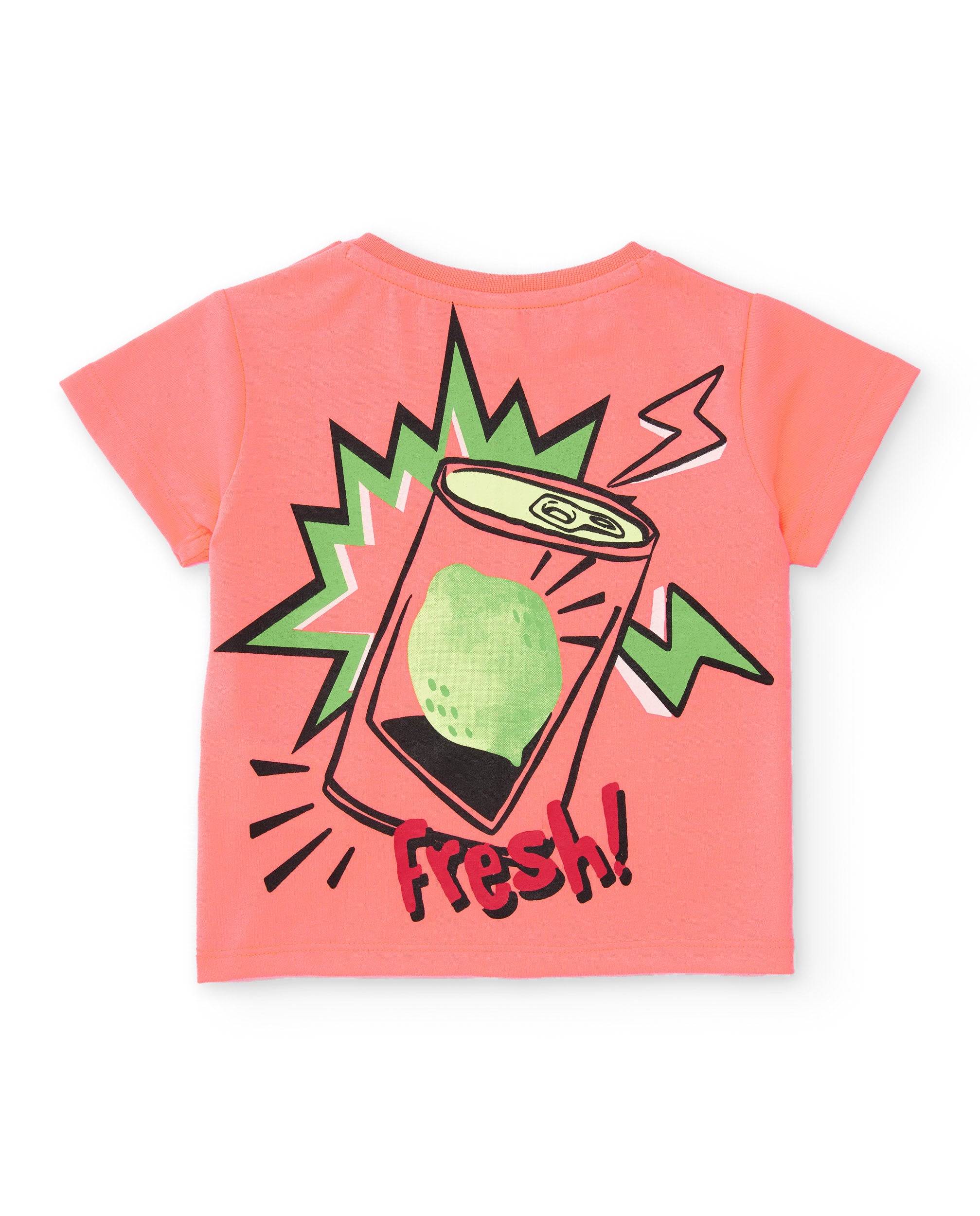 TucTuc Magliette T-shirt bambino arancione stampa pop cotone