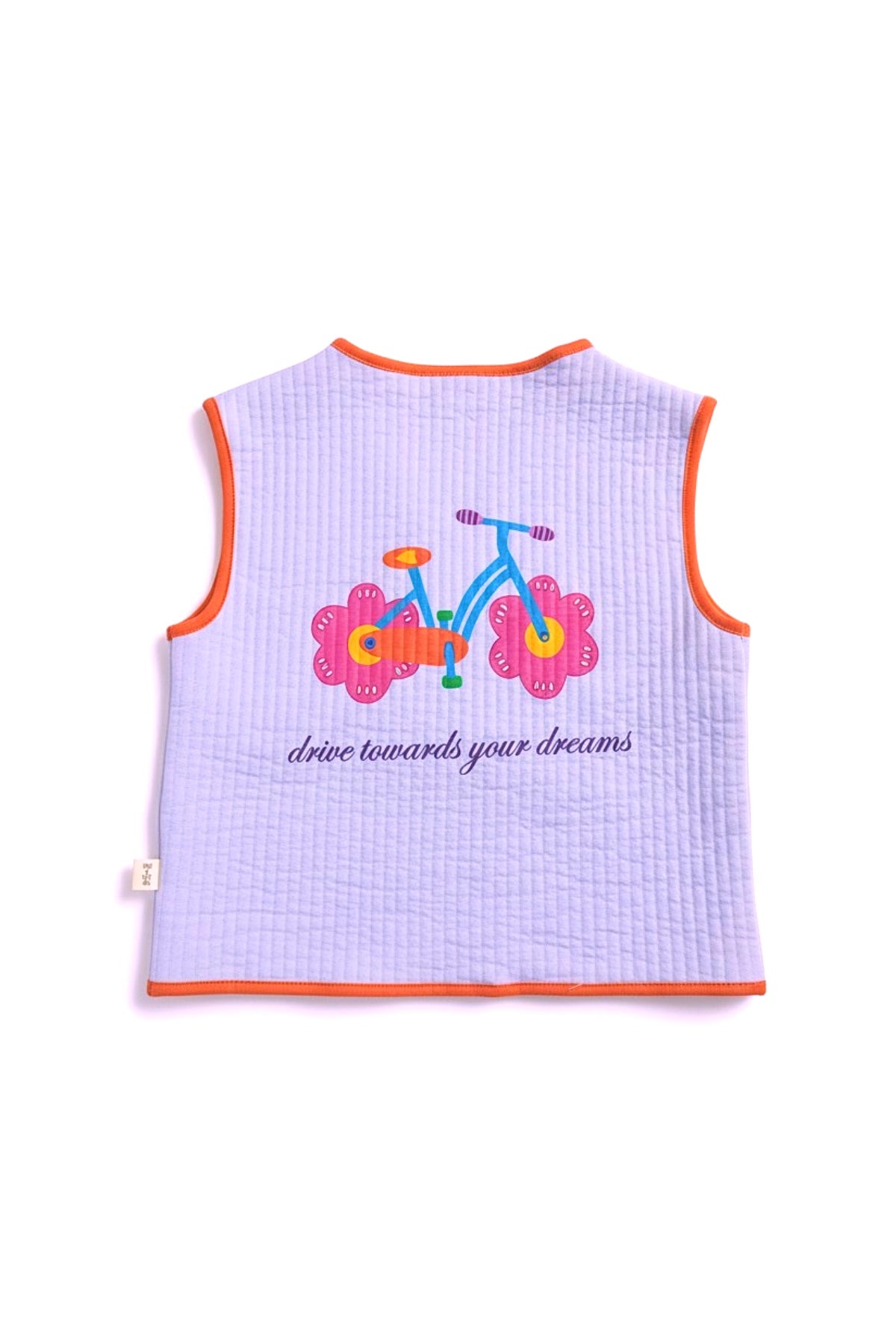 Kocarcia Miela Kids Gilet trapuntato cotone bici 1-2 anni