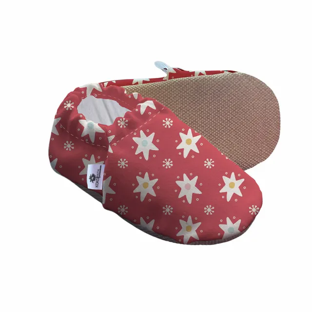 Kocarcia Kokopatik Stelle di Neve Scarpine Cotone Senza Imbottitura