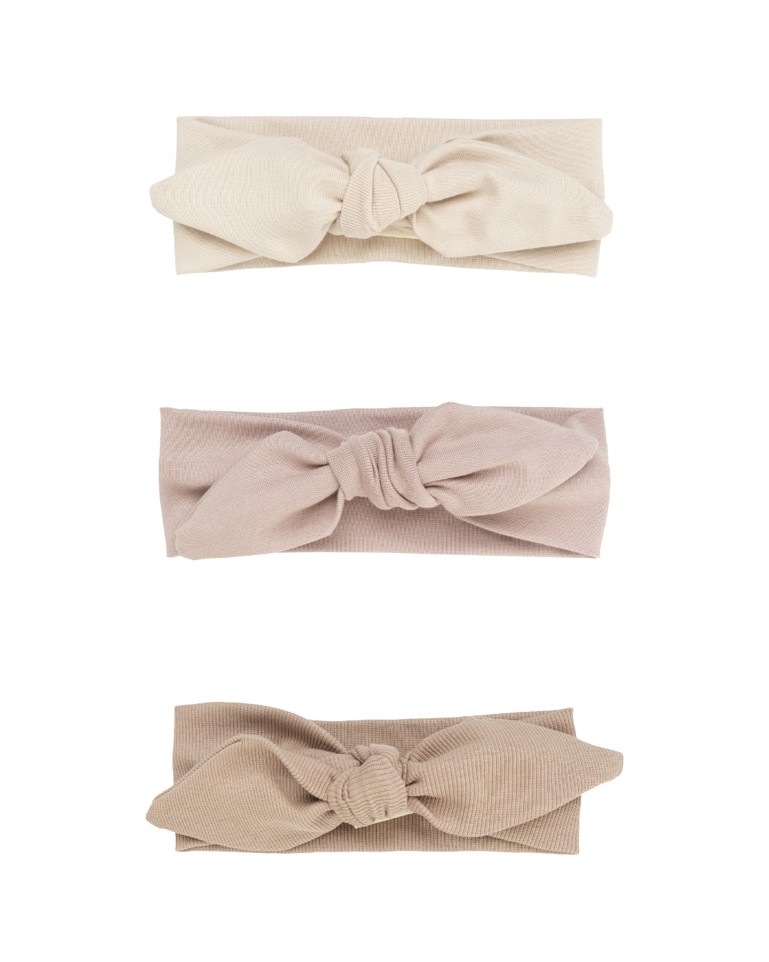 Woolly Organic Headband fascia bambina cotone Rose Clay SS27
