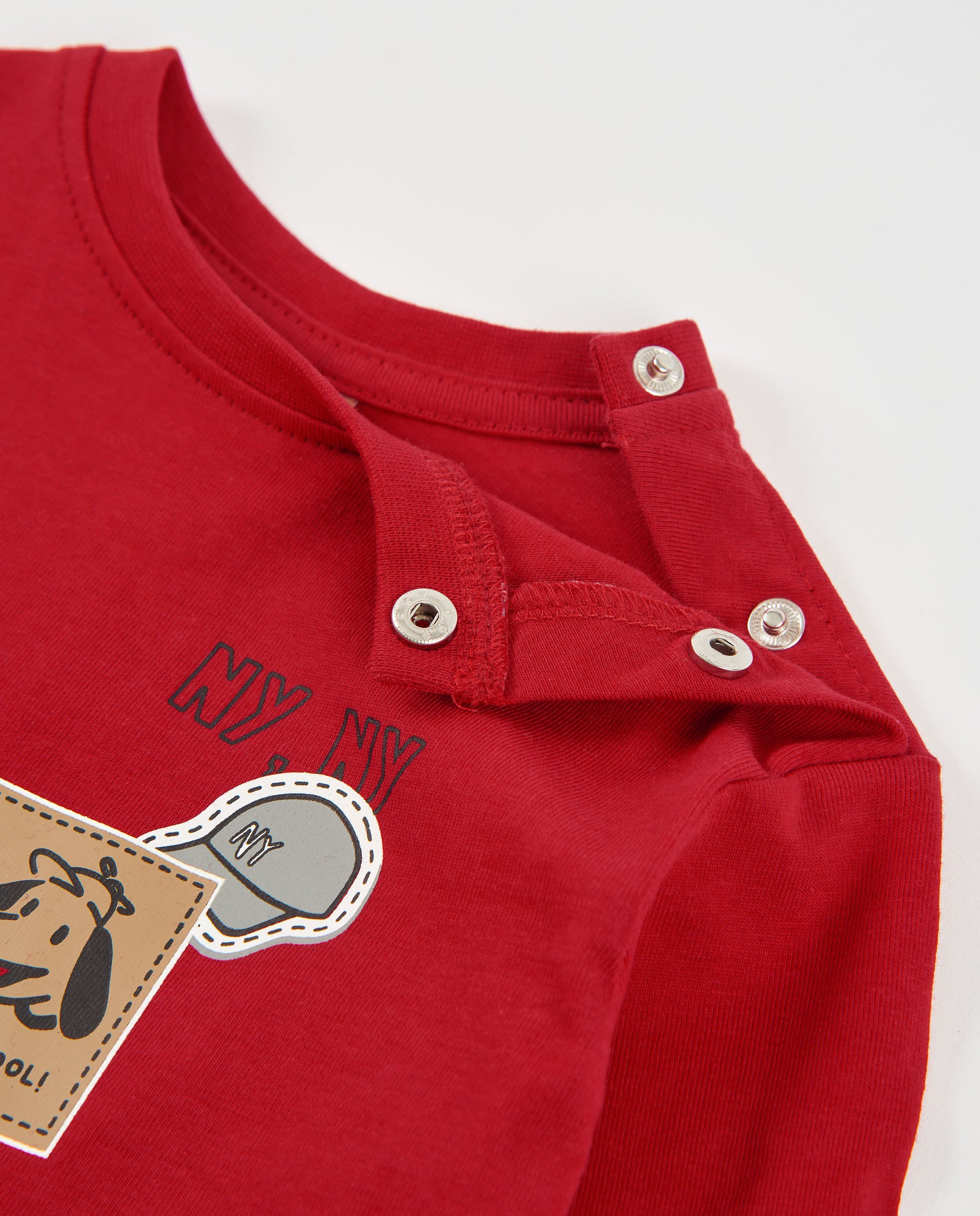 TucTuc Magliette Hot Dog Maglia Bambino Rossa Cotone
