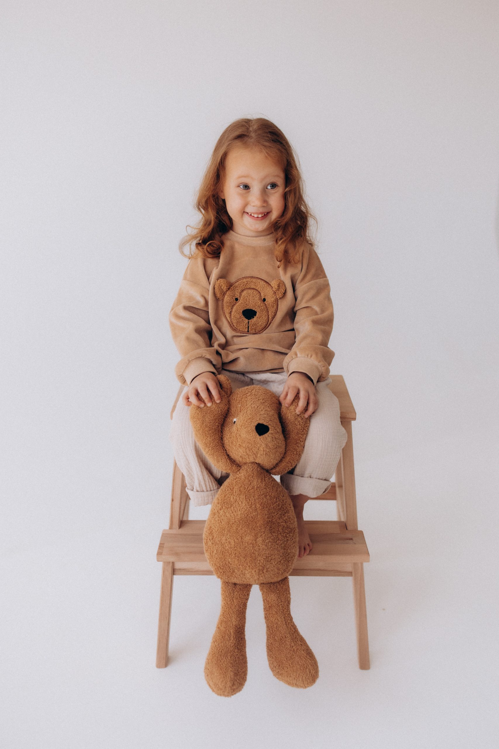 Woolly Organic Embroidered Sweater Maglione Bimbo Bio