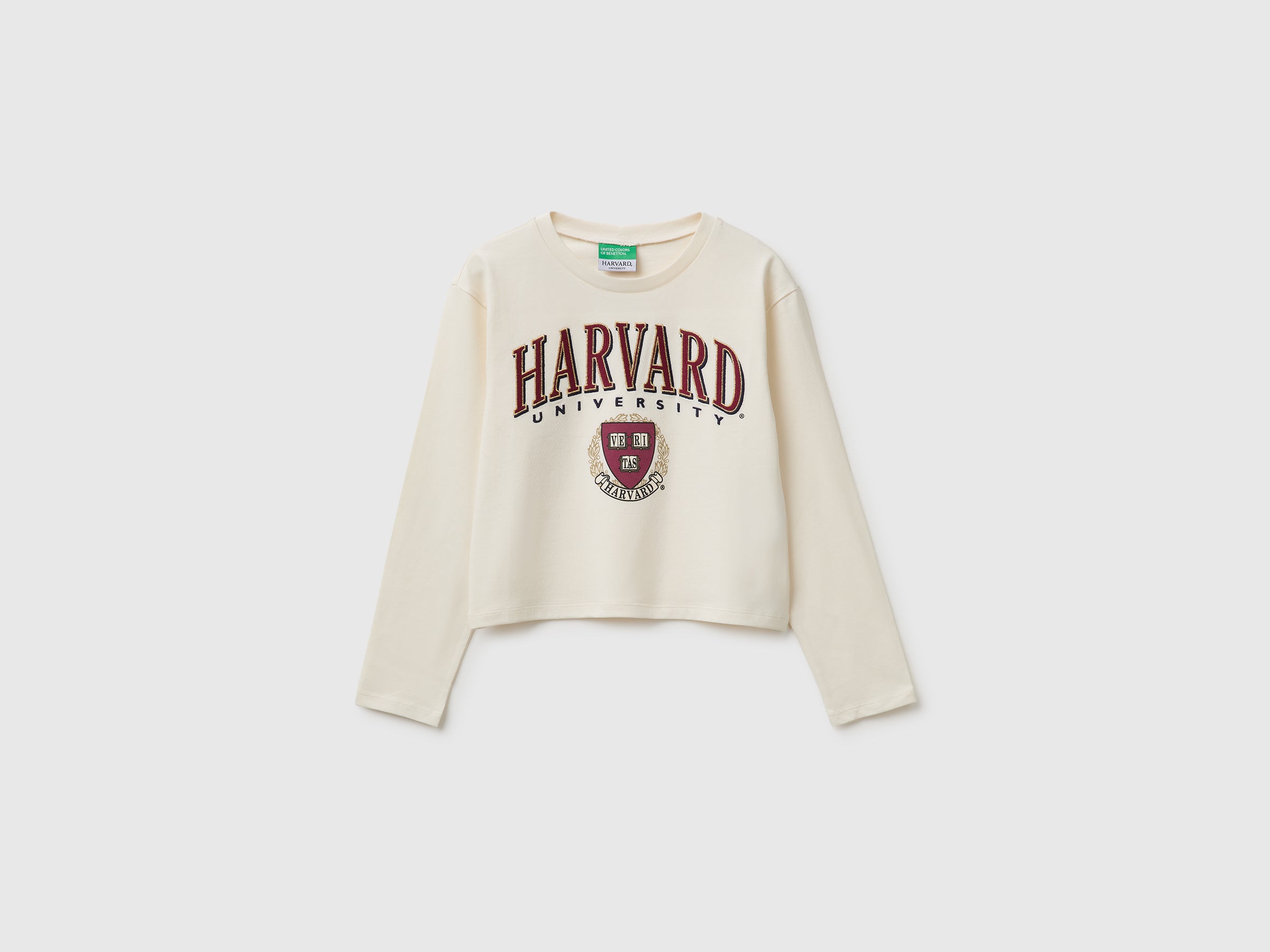 United Colors of Benetton T-Shirt Harvard Cotone Boxy S
