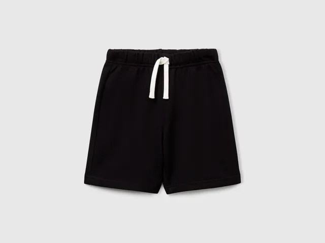 United Colors of Benetton Trousers Bermuda felpa cotone bio 104