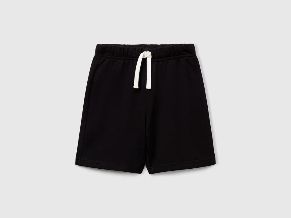 United Colors of Benetton Trousers Bermuda felpa cotone bio 104