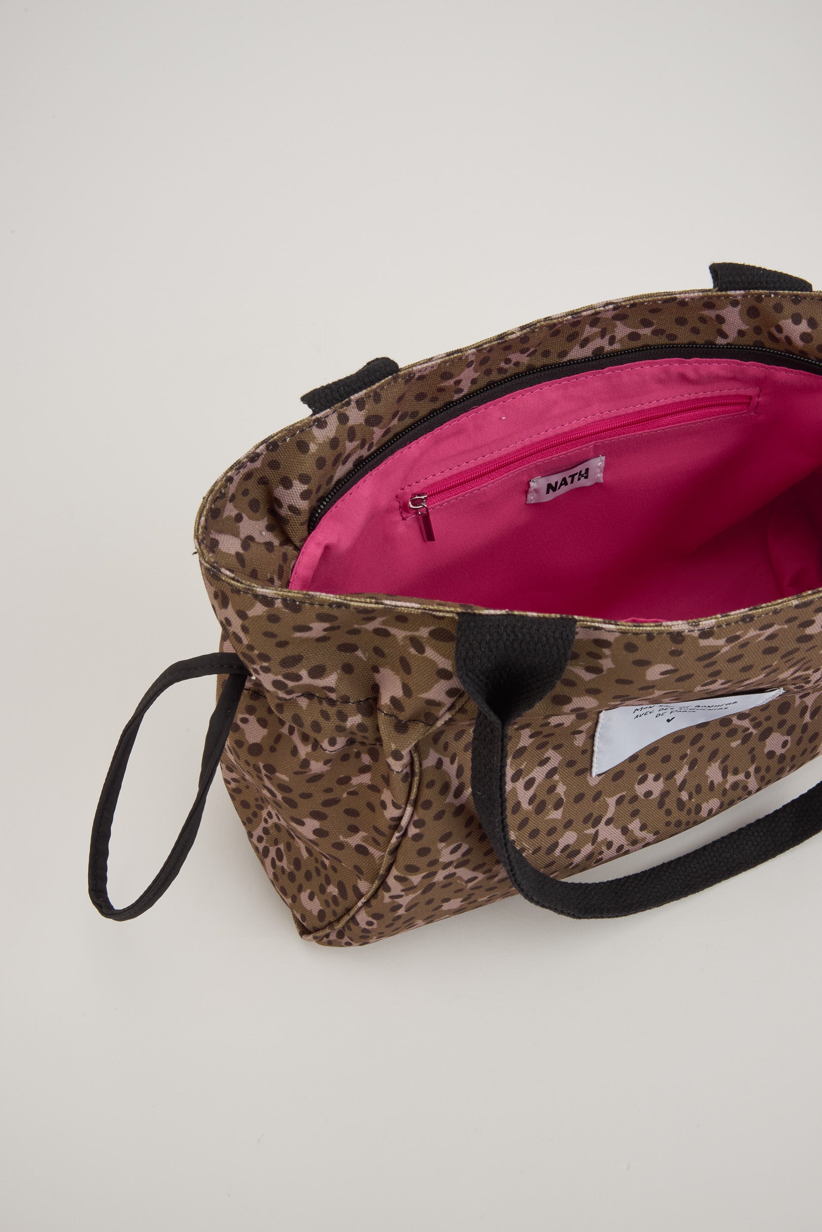 TucTuc Accessori borsa tote bambina marrone animalier