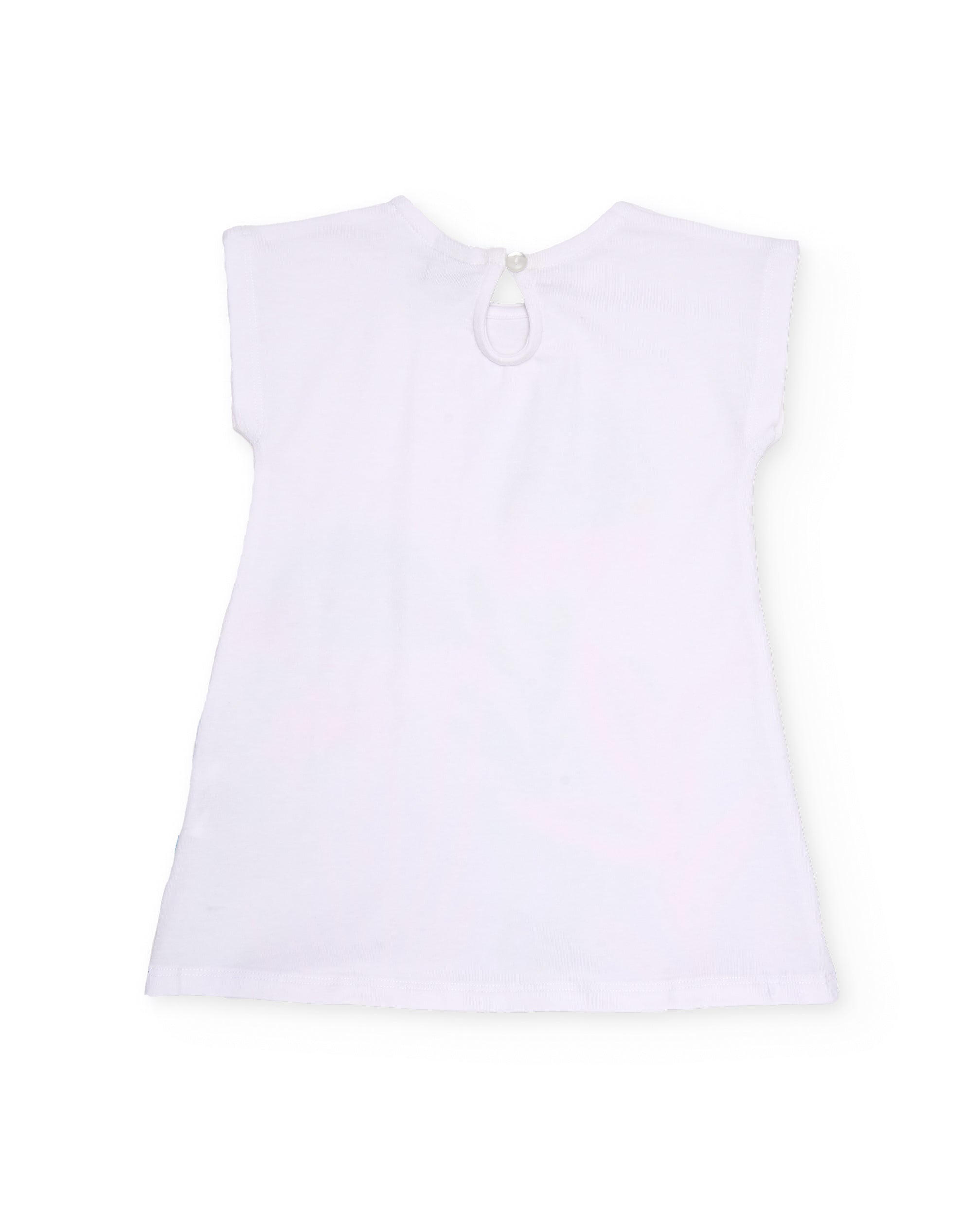 TucTuc Vestiti Vestito Bambina Bianco 6 Mesi Stampa Marina