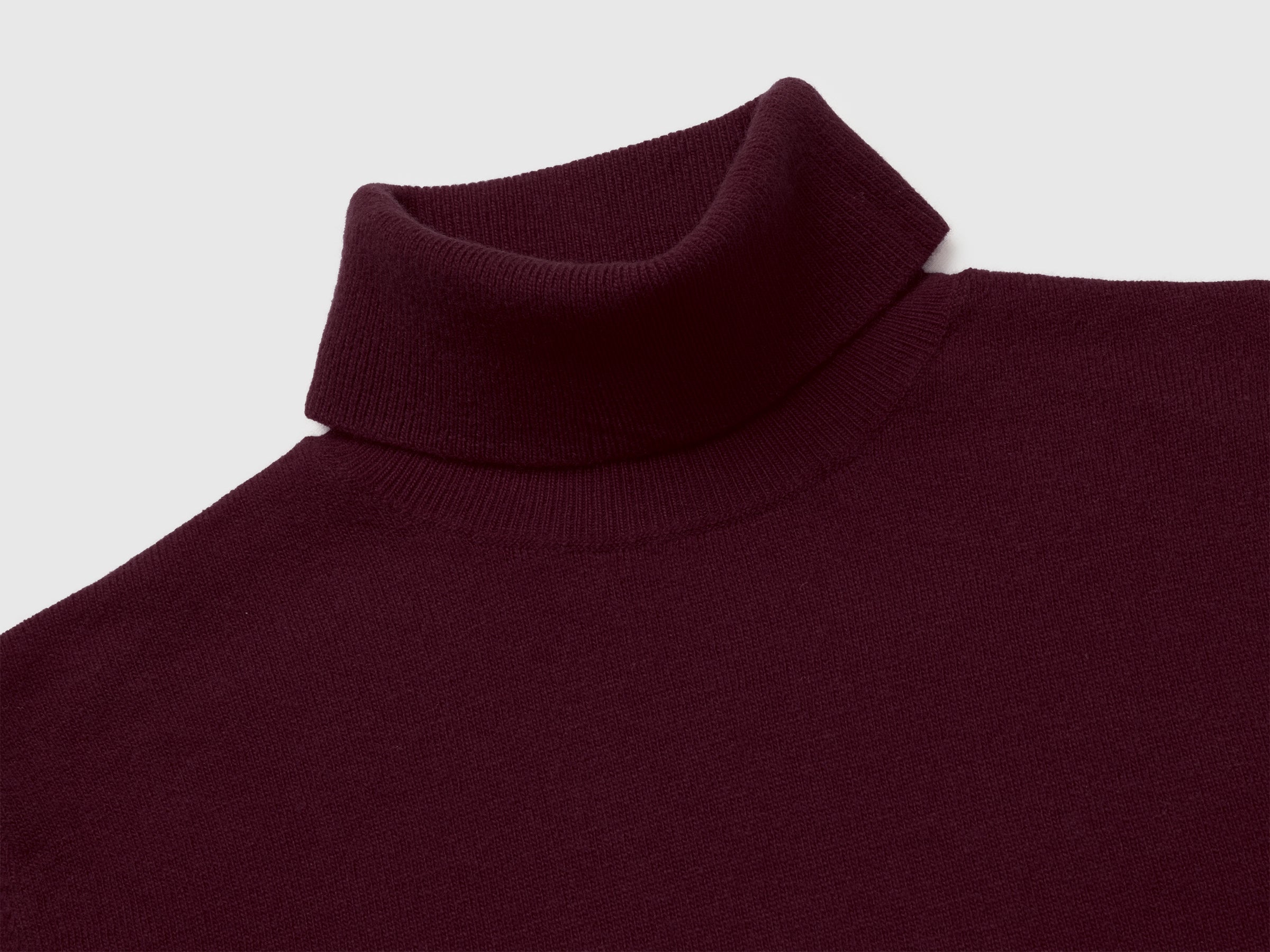 United Colors of Benetton Maglione Donna Lana Merino Dolcevita